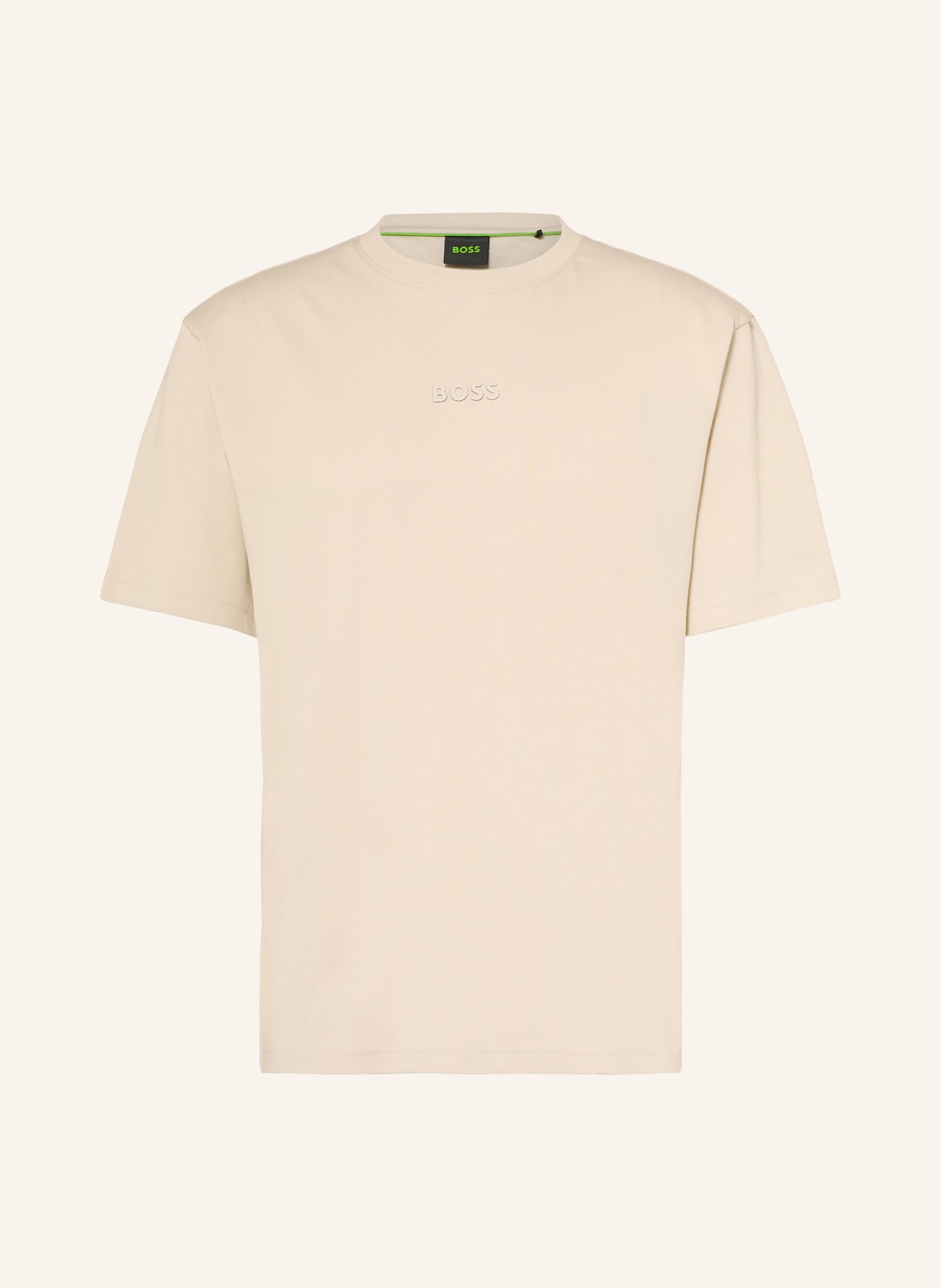 BOSS T-Shirt: BEIGE