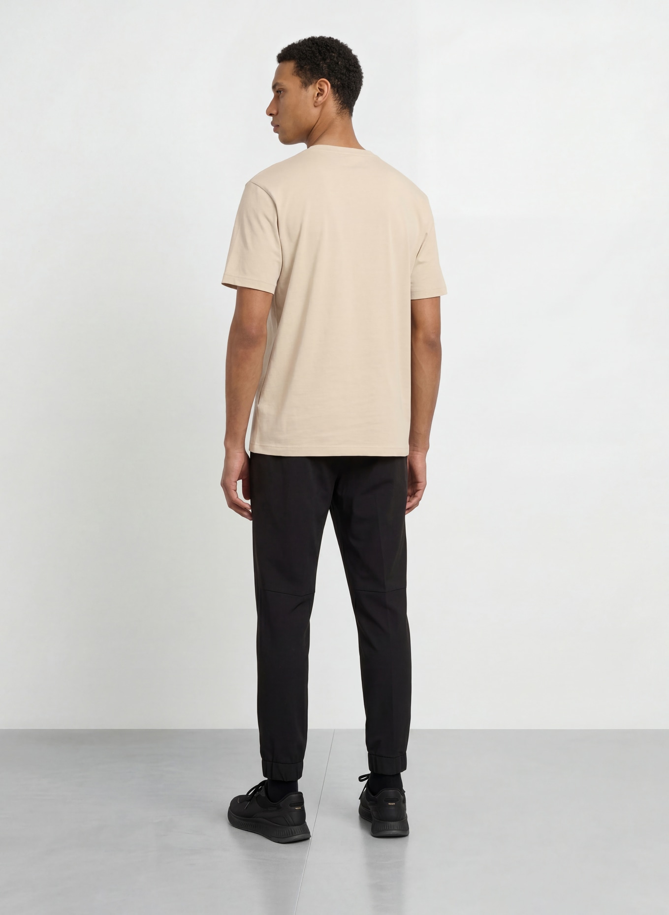 BOSS T-Shirt: BEIGE