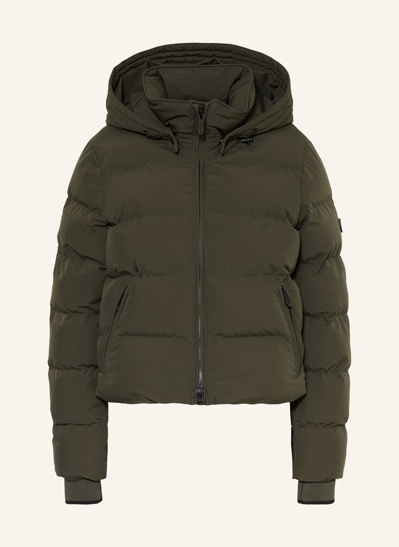 WELLENSTEYN Steppjacke GOLDMINE SHORT mit DUPONT™ SORONA®-Isolierung: DUNKELGRÜN
