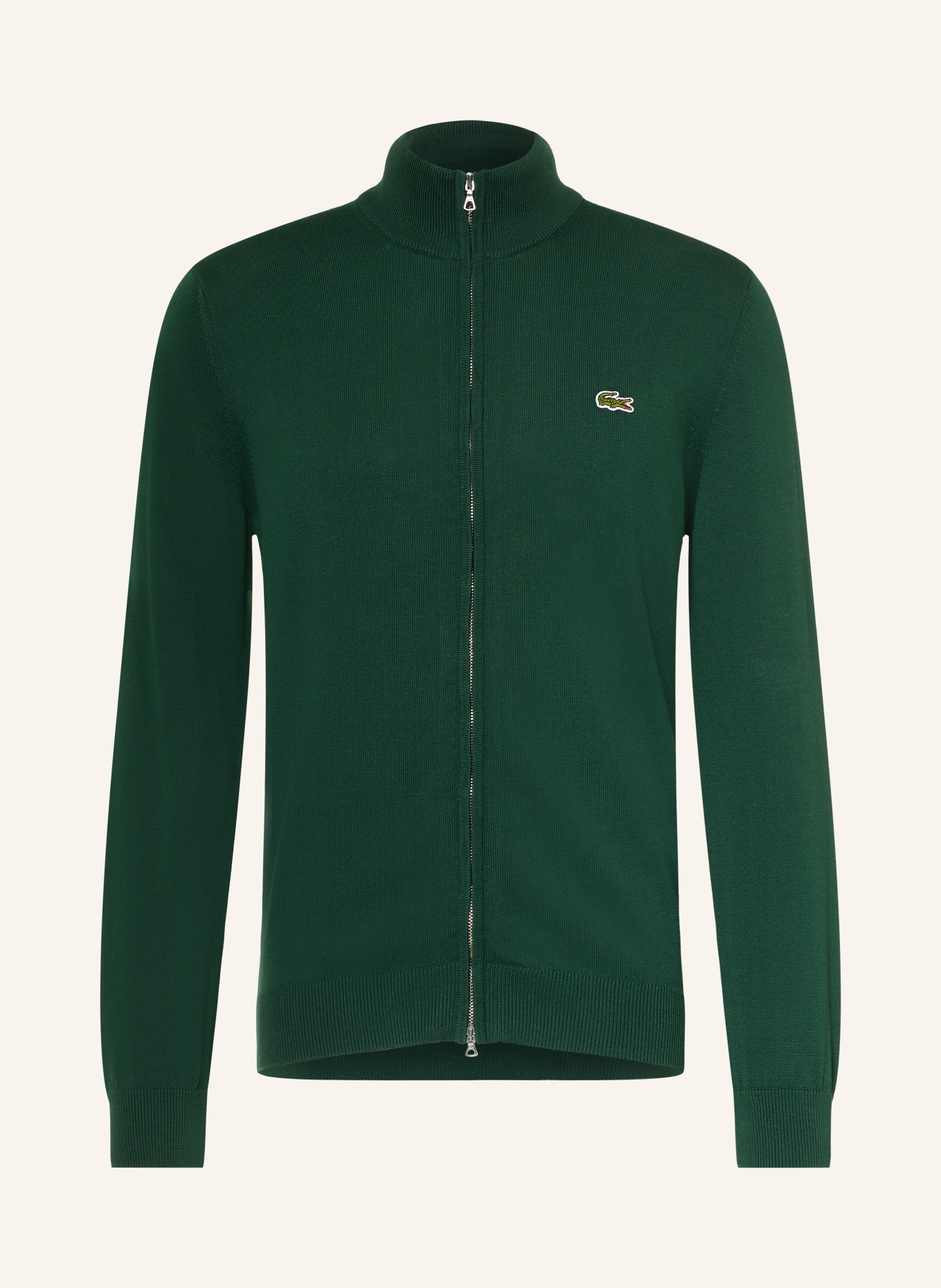 LACOSTE cardigan: DARK GREEN