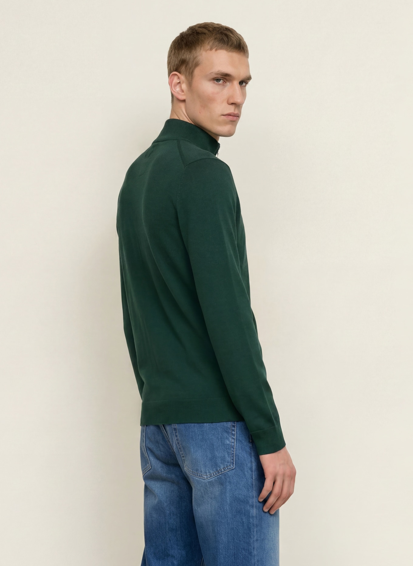 LACOSTE cardigan: DARK GREEN