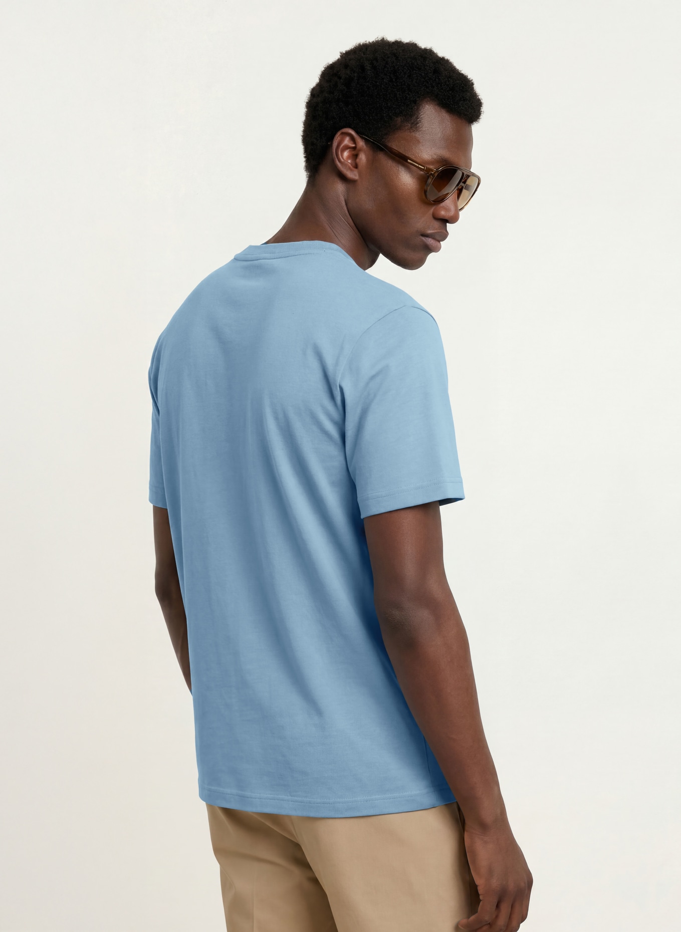 LACOSTE Tricou: ALBASTRU