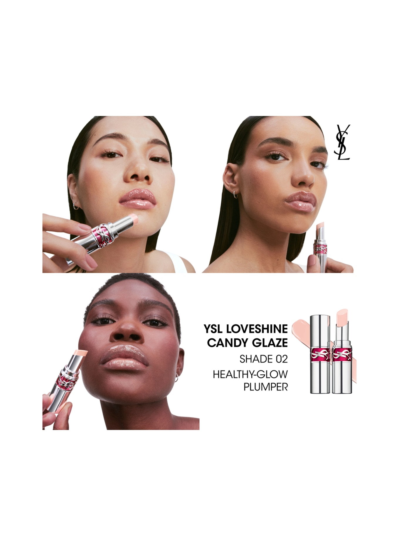 YVES SAINT LAURENT BEAUTÉ LOVESHINE CANDY GLAZE: 2 HEALTHY-GLOW PLUMPER