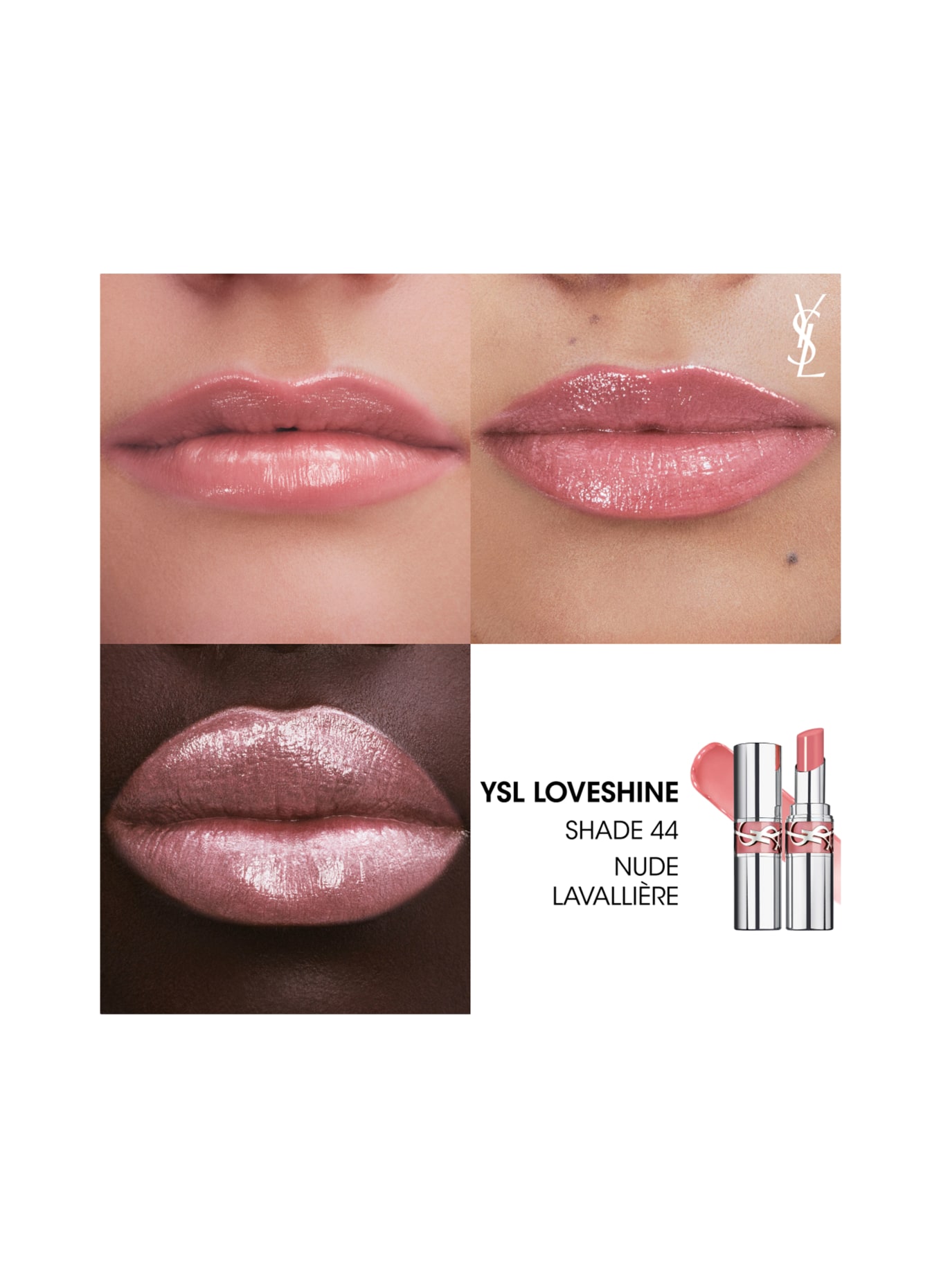 YVES SAINT LAURENT BEAUTÉ LOVESHINE: 44 NUDE LAVALLIÈRE