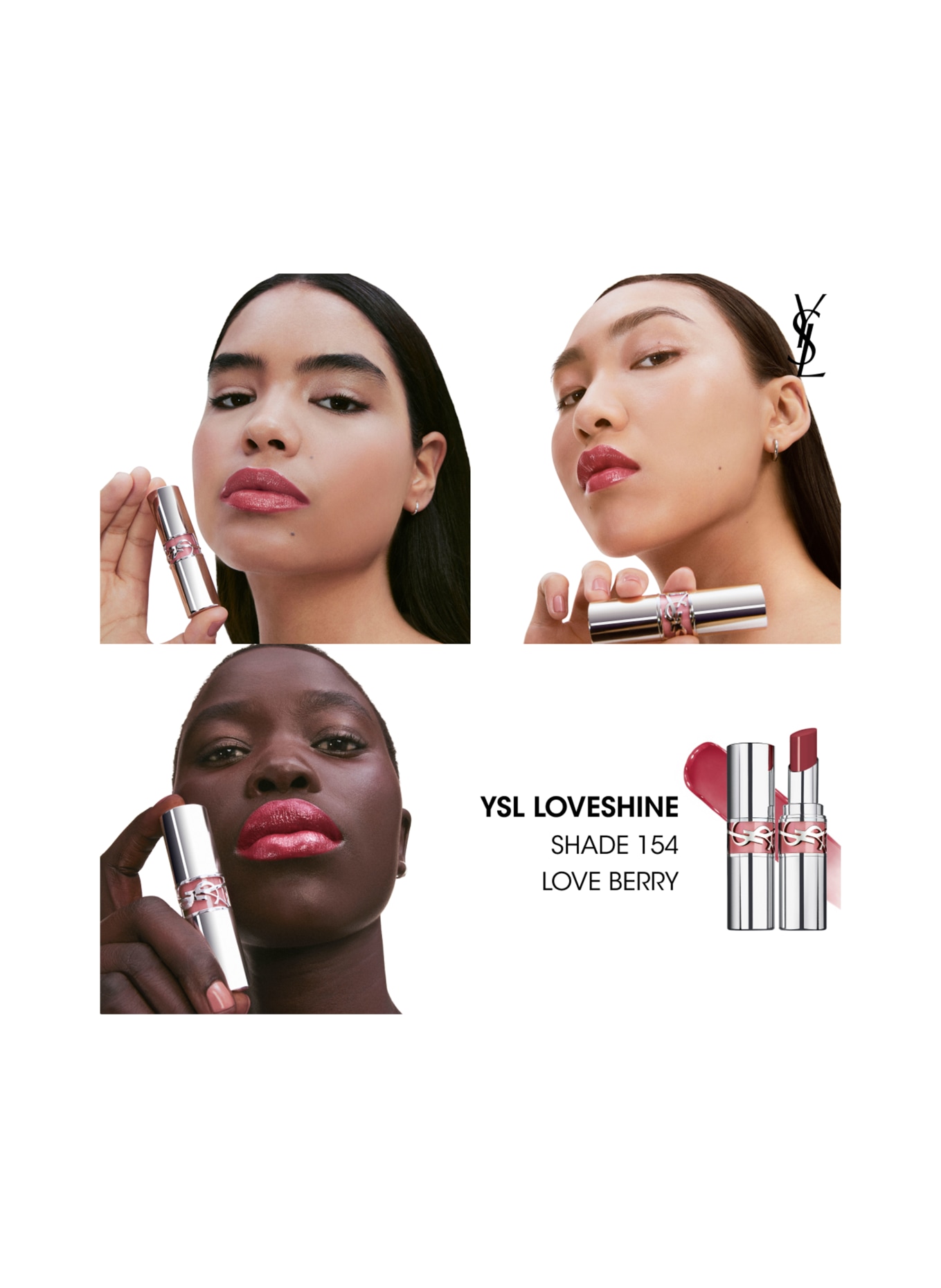 YVES SAINT LAURENT BEAUTÉ LOVESHINE: 154 LOVE BERRY