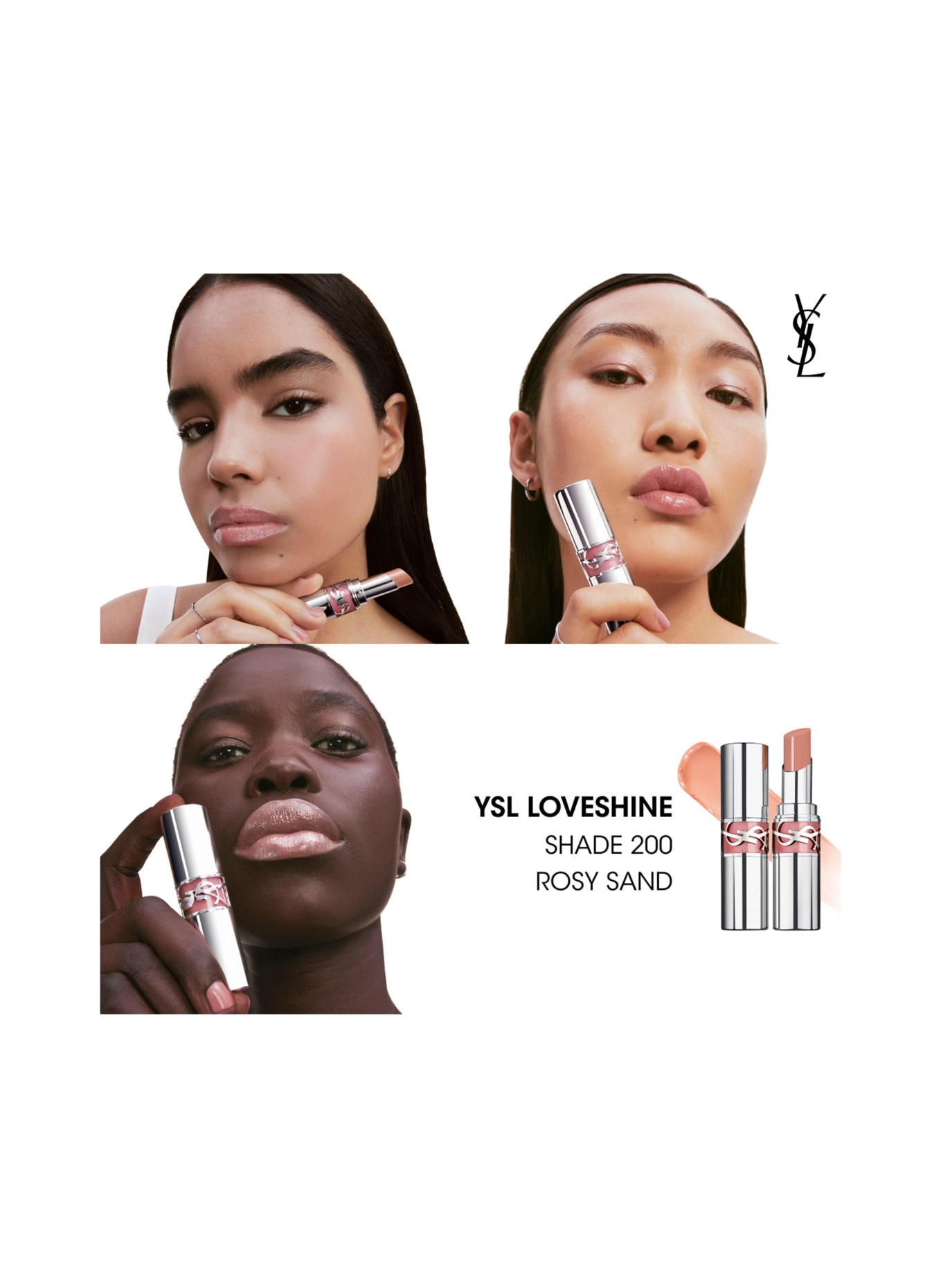 YVES SAINT LAURENT BEAUTÉ LOVESHINE: 200 ROSY SAND