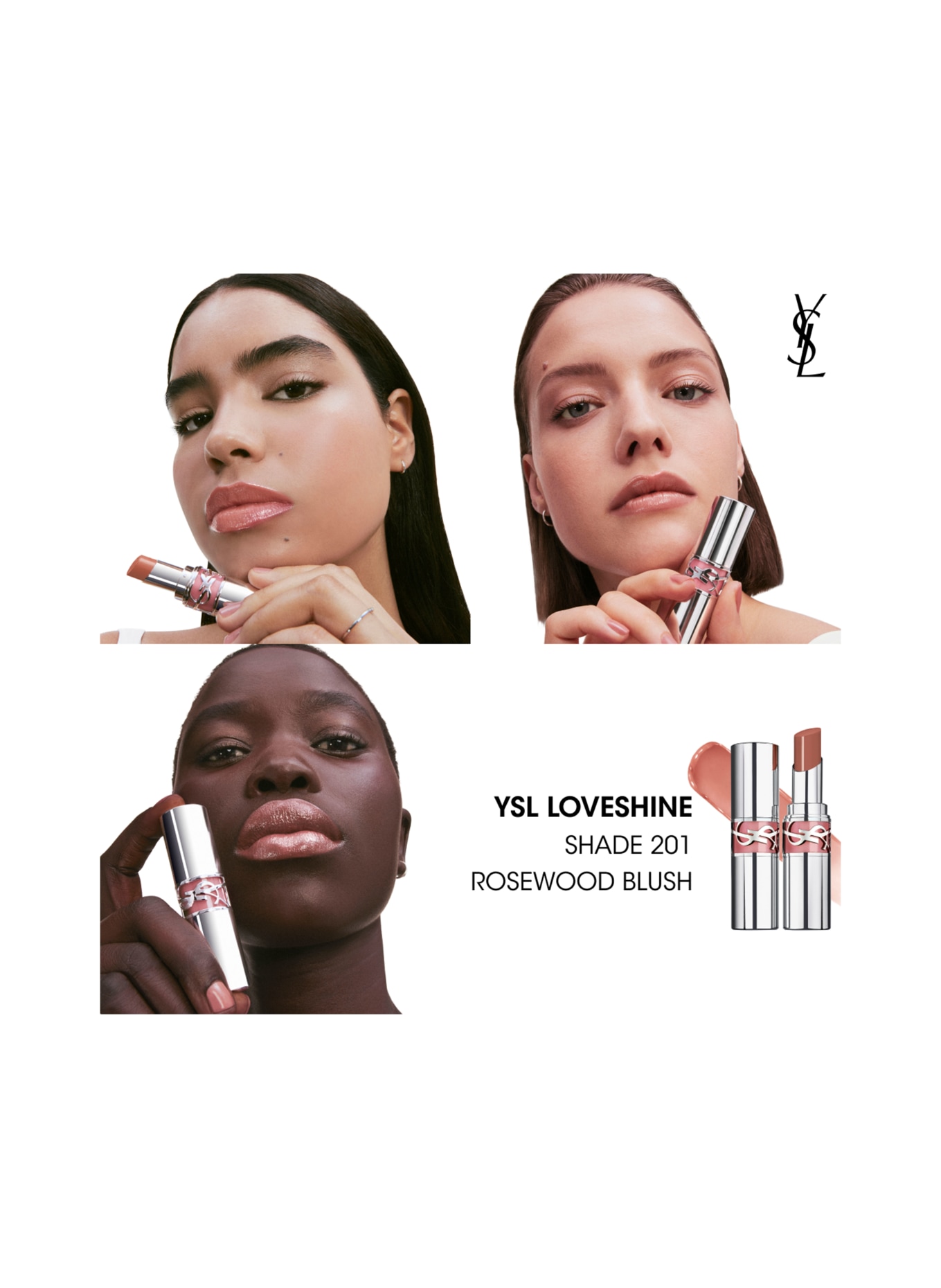 YVES SAINT LAURENT BEAUTÉ LOVESHINE: 201 ROZENHOUT BLUSH