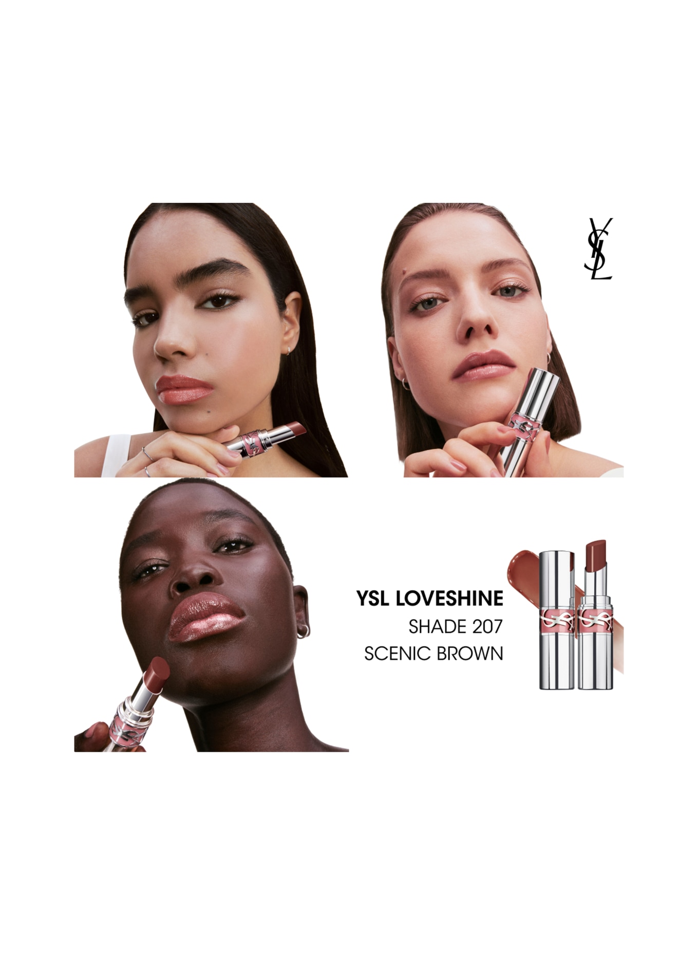 YVES SAINT LAURENT BEAUTÉ LOVESHINE: 207 SCENIC BROWN