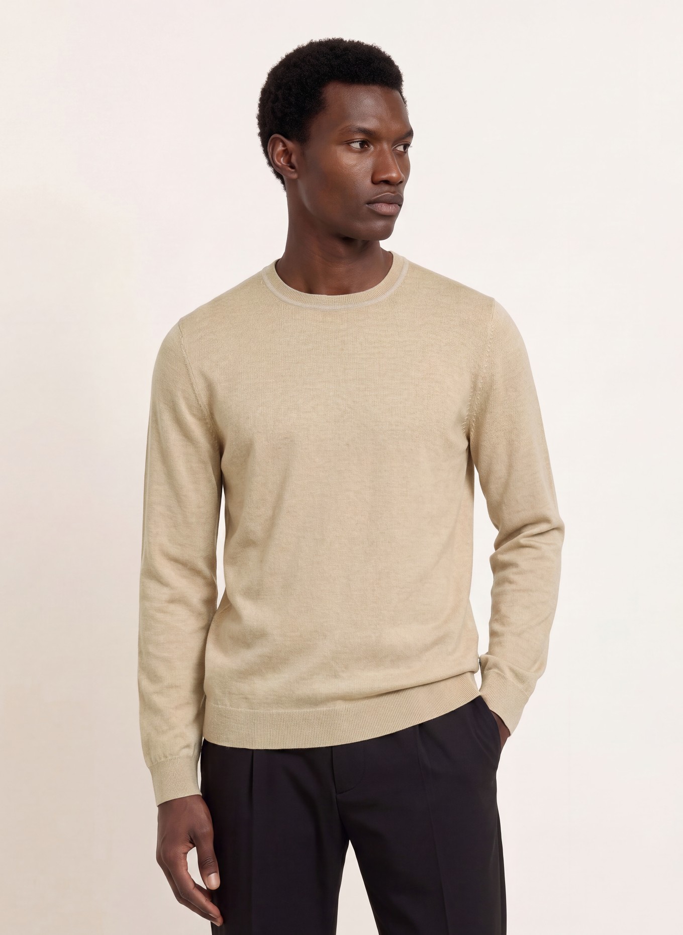 OLYMP Pullover: BEIGE