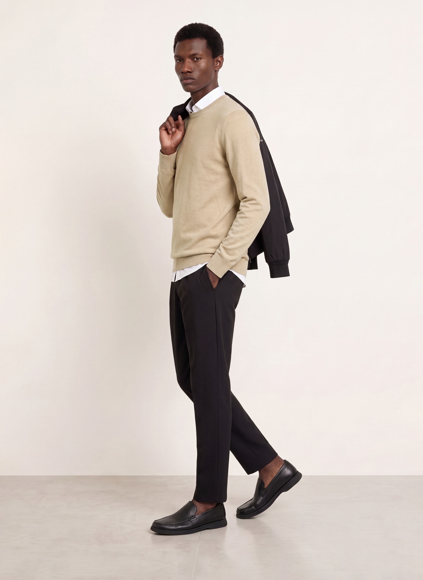 OLYMP Pullover: BEIGE