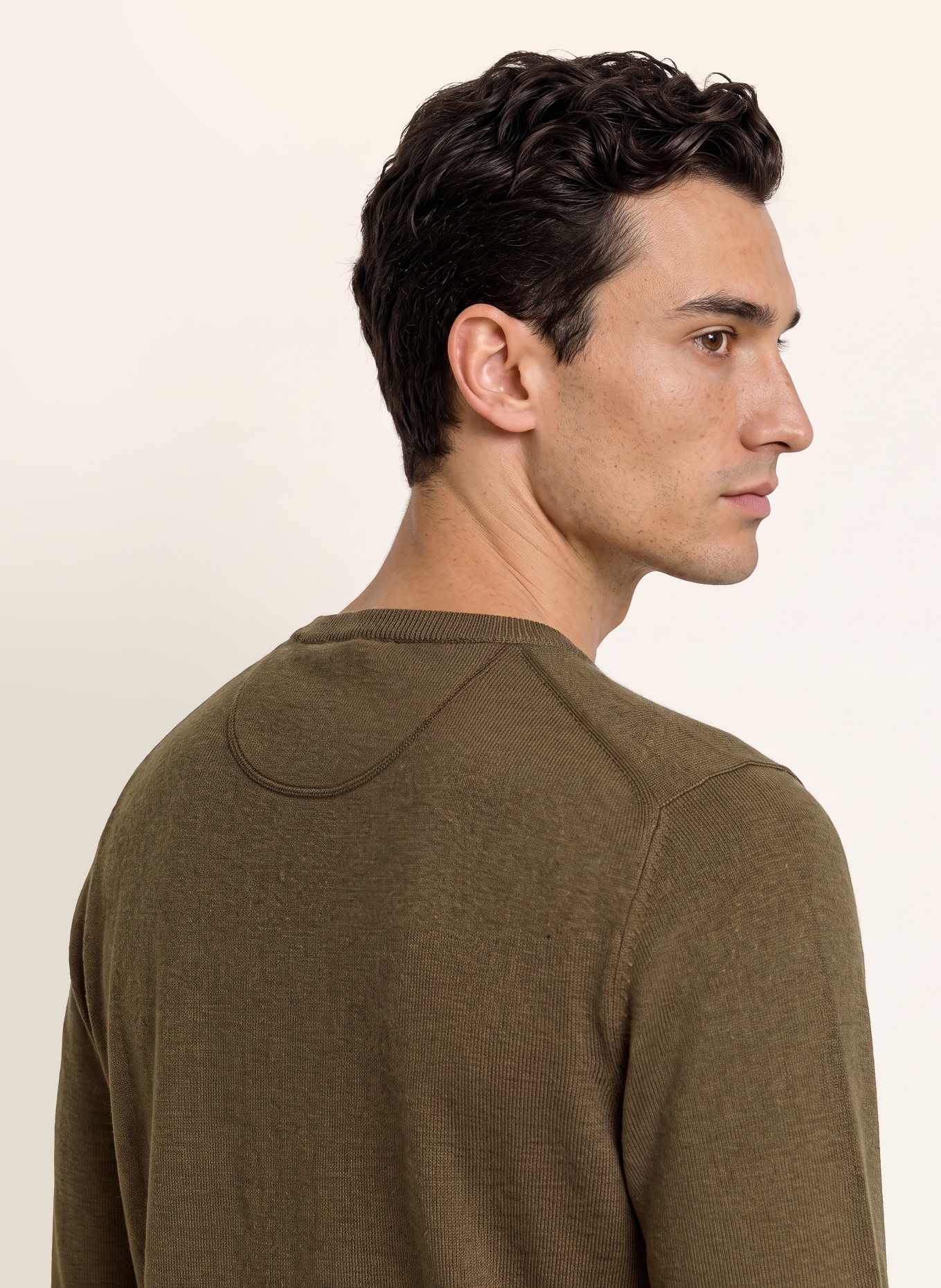 OLYMP Pullover: BRAUN
