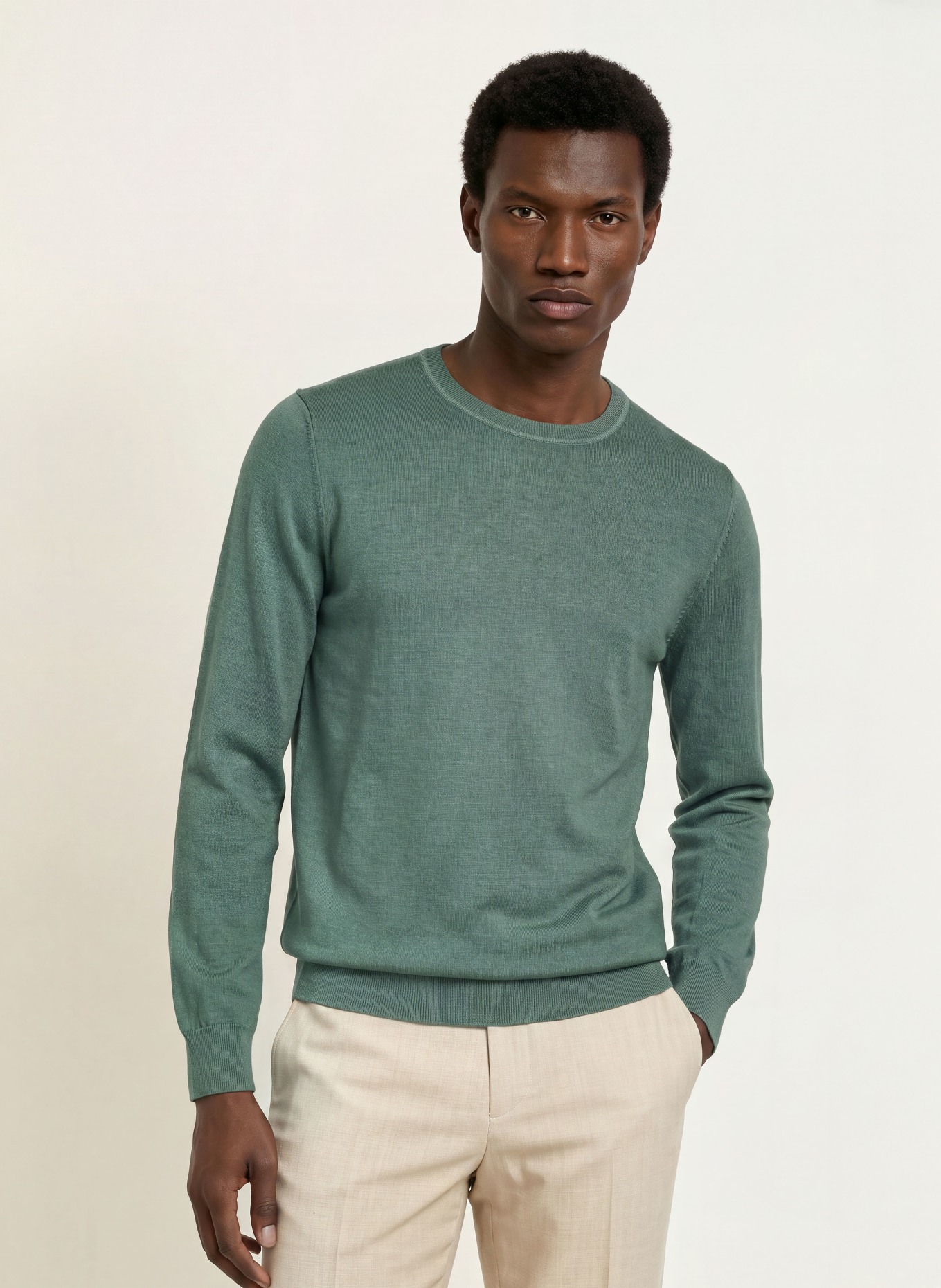 OLYMP Pullover: GRÜN