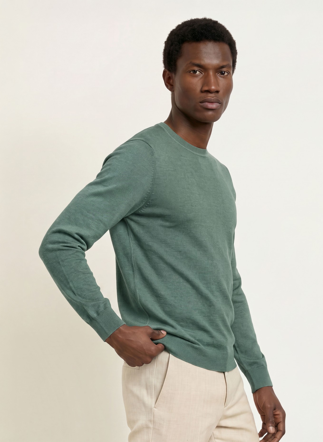 OLYMP Pullover: GRÜN