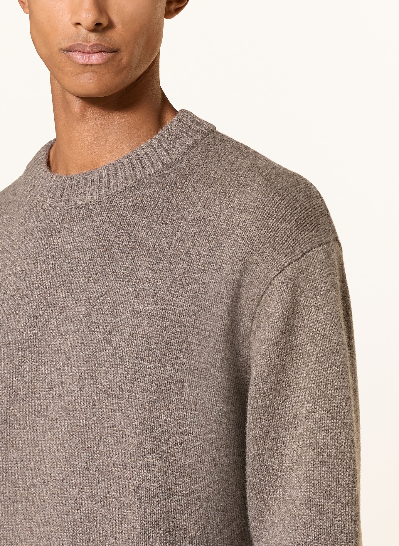 LISA YANG Cashmere-Pullover KRISTIAN: TAUPE