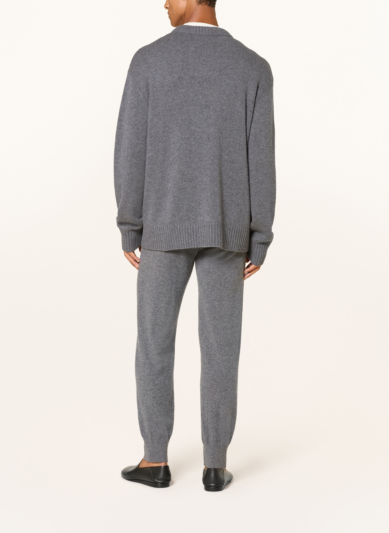 LISA YANG Cashmere-Pullover KRISTIAN: DUNKELGRAU
