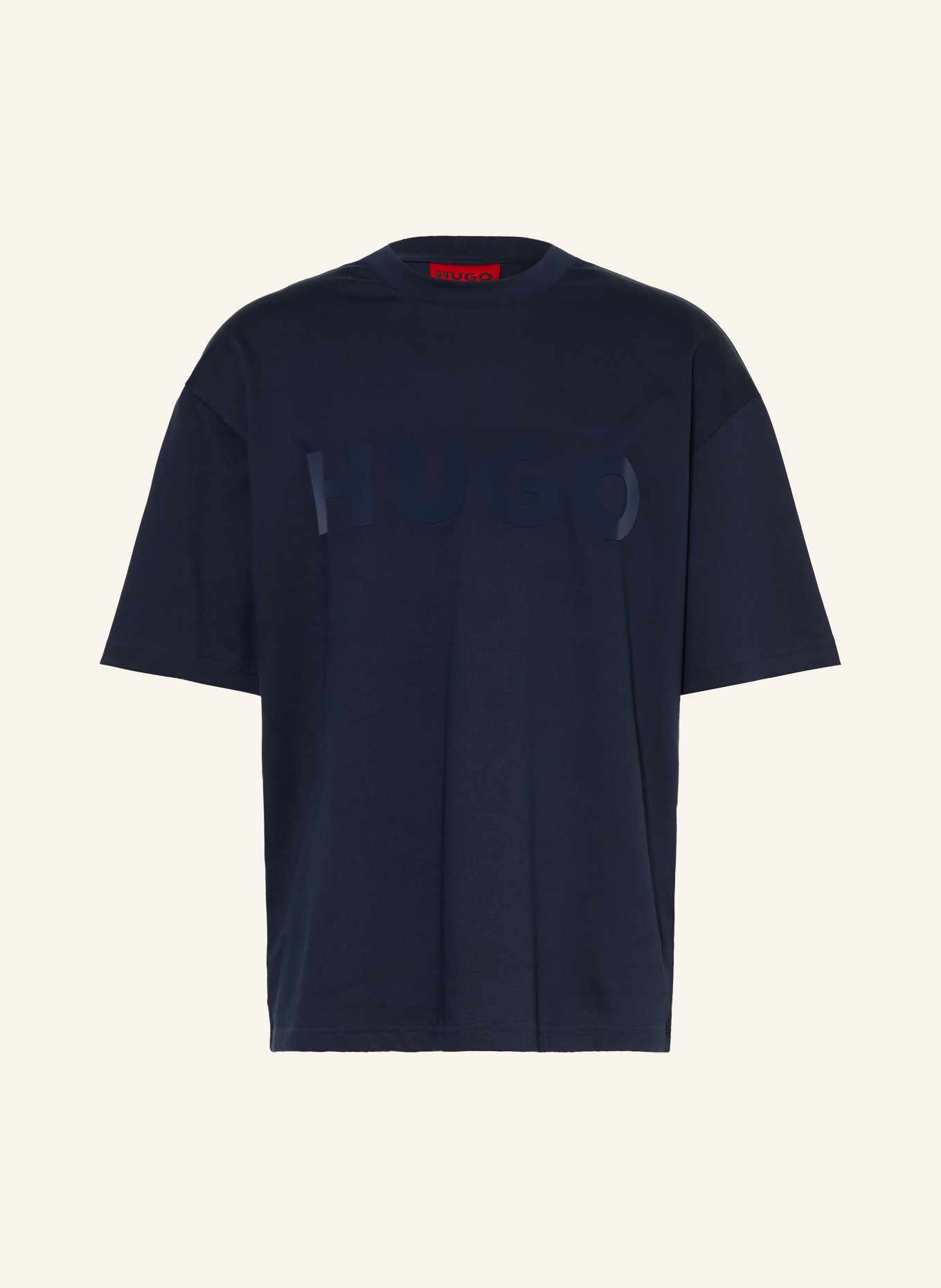 HUGO Tricou DINKEE: ALBASTRU ÎNCHIS