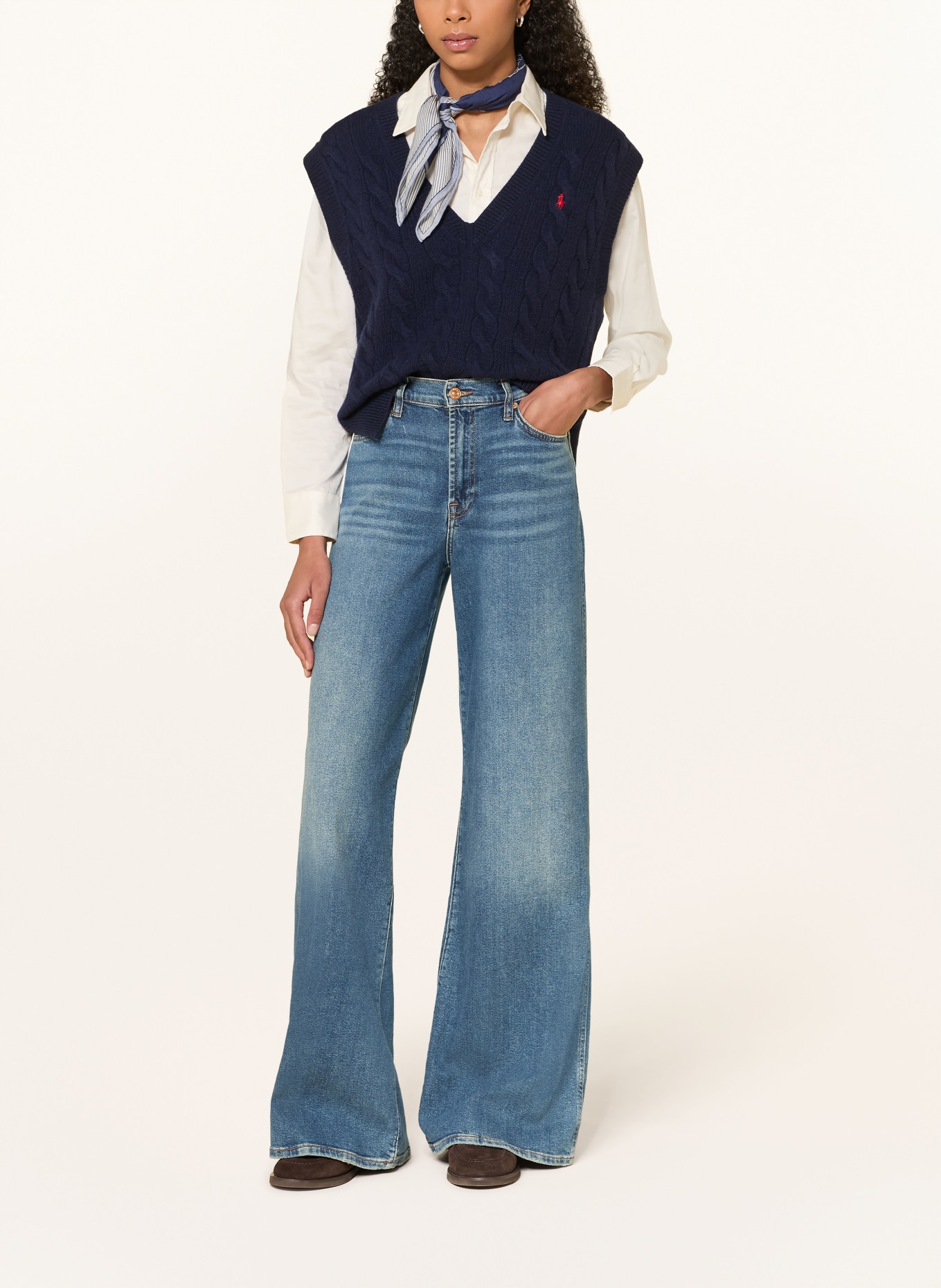 POLO RALPH LAUREN pull sans manches: BLEU FONCÉ