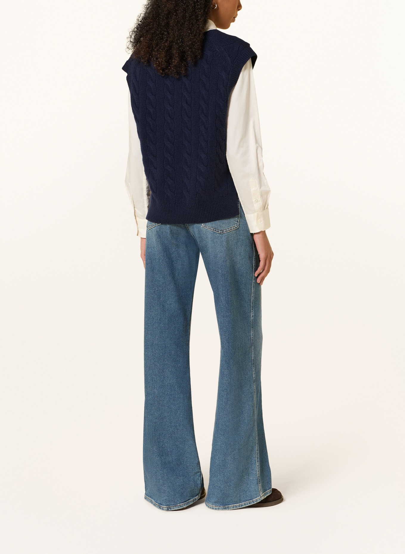 POLO RALPH LAUREN pull sans manches: BLEU FONCÉ