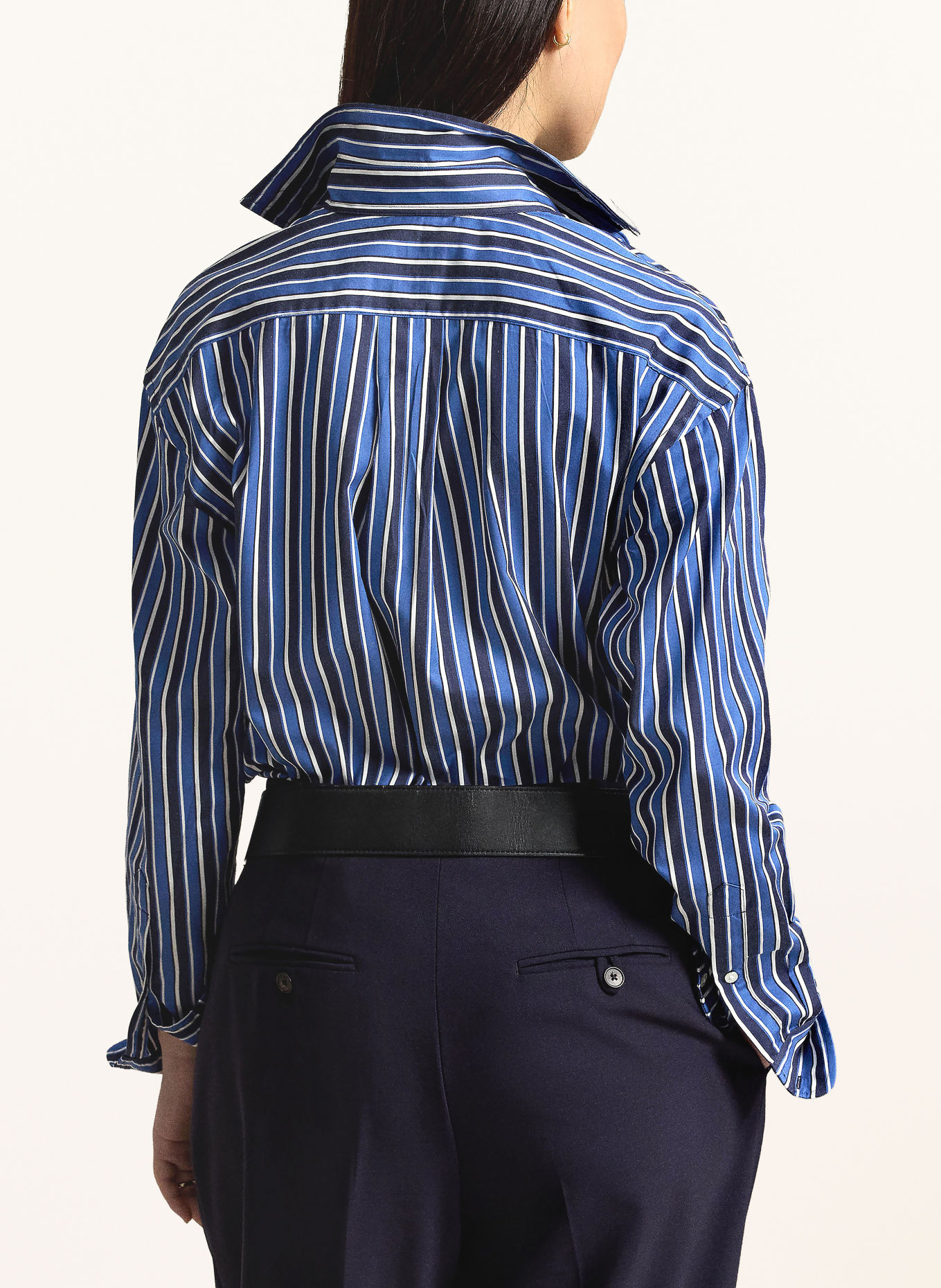 POLO RALPH LAUREN Hemdbluse: BLAU / DUNKELBLAU / WEISS