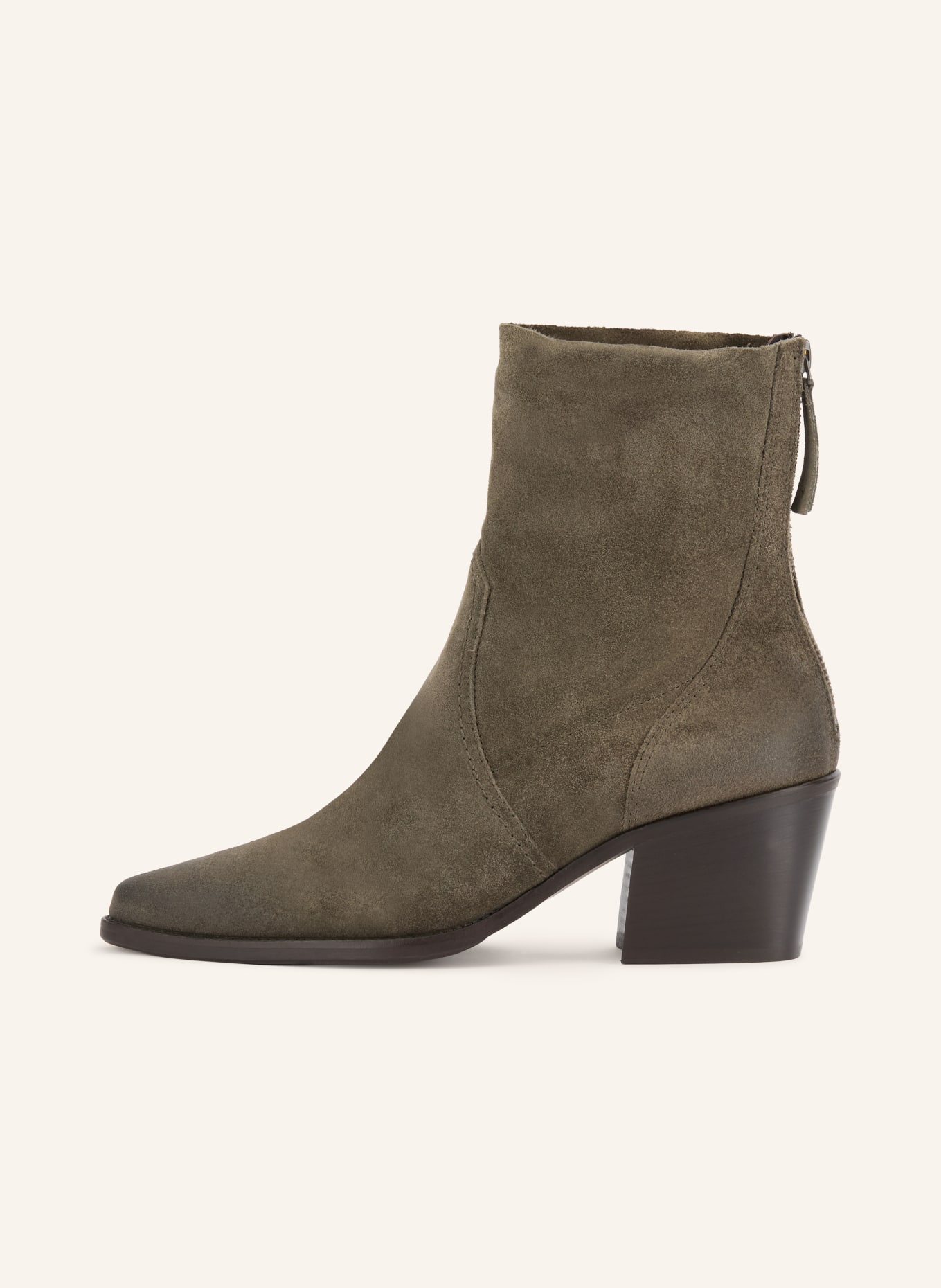paul green Cowboy Boots: KHAKI