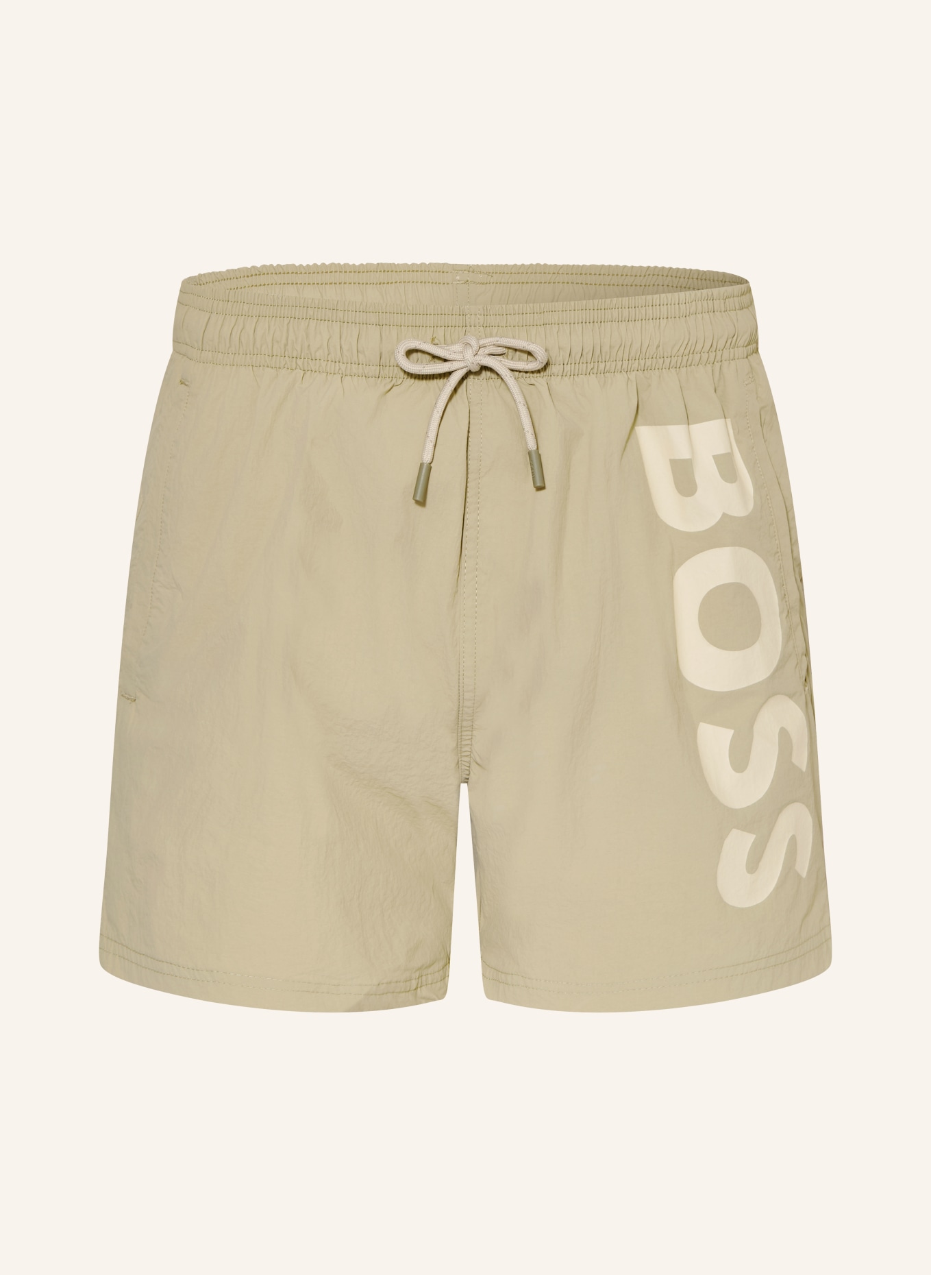 BOSS Badeshorts OCTOPUS: OLIV / BEIGE