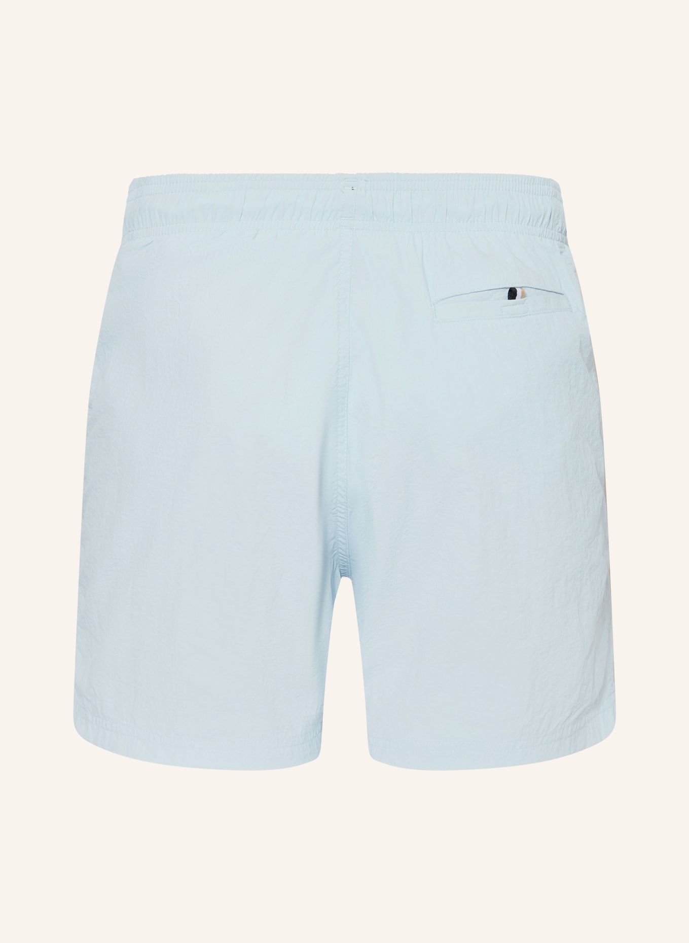 BOSS Badeshorts OCTOPUS: LYSEBLÅ