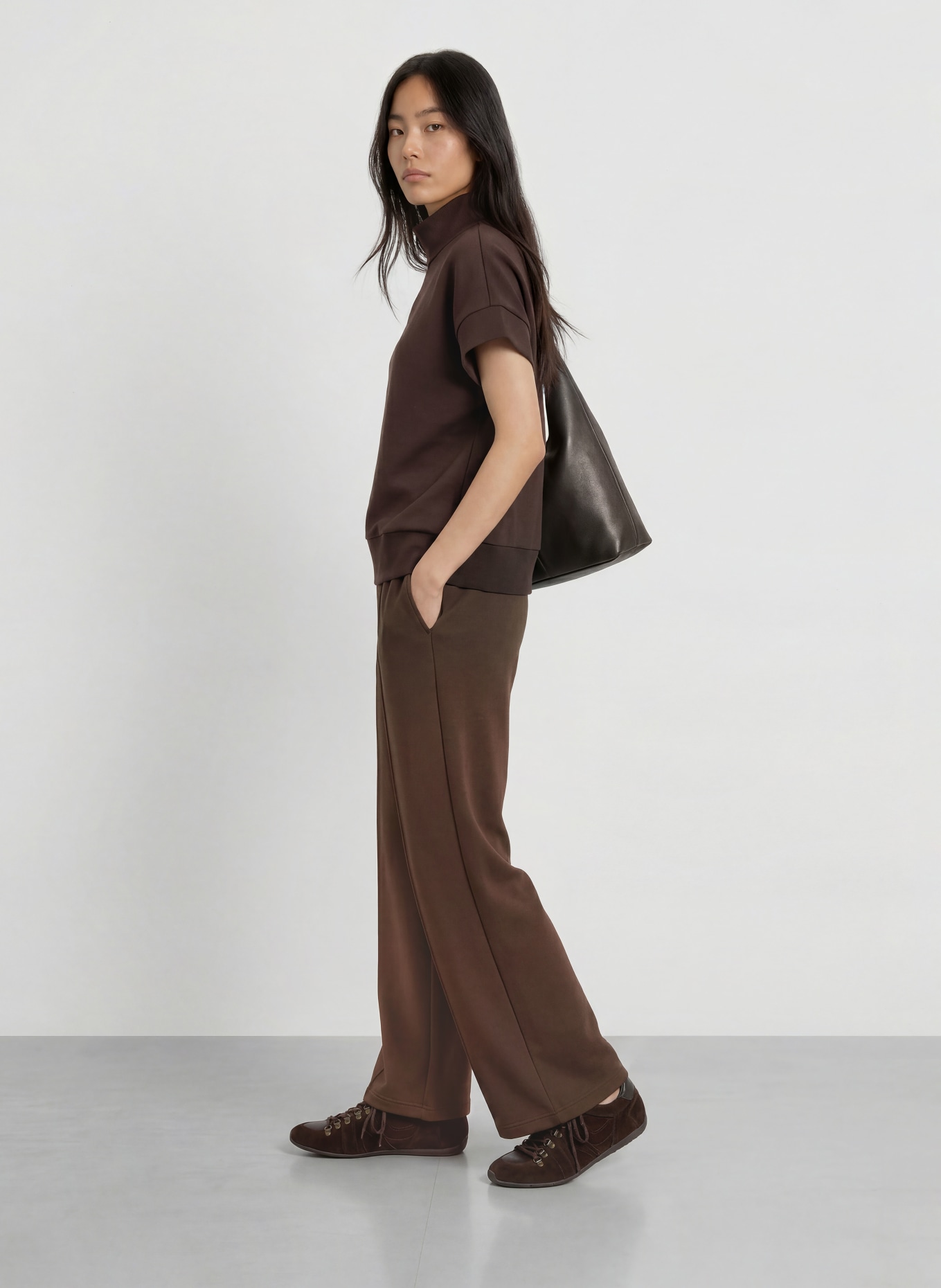 VARLEY Sweatpants: DUNKELBRAUN