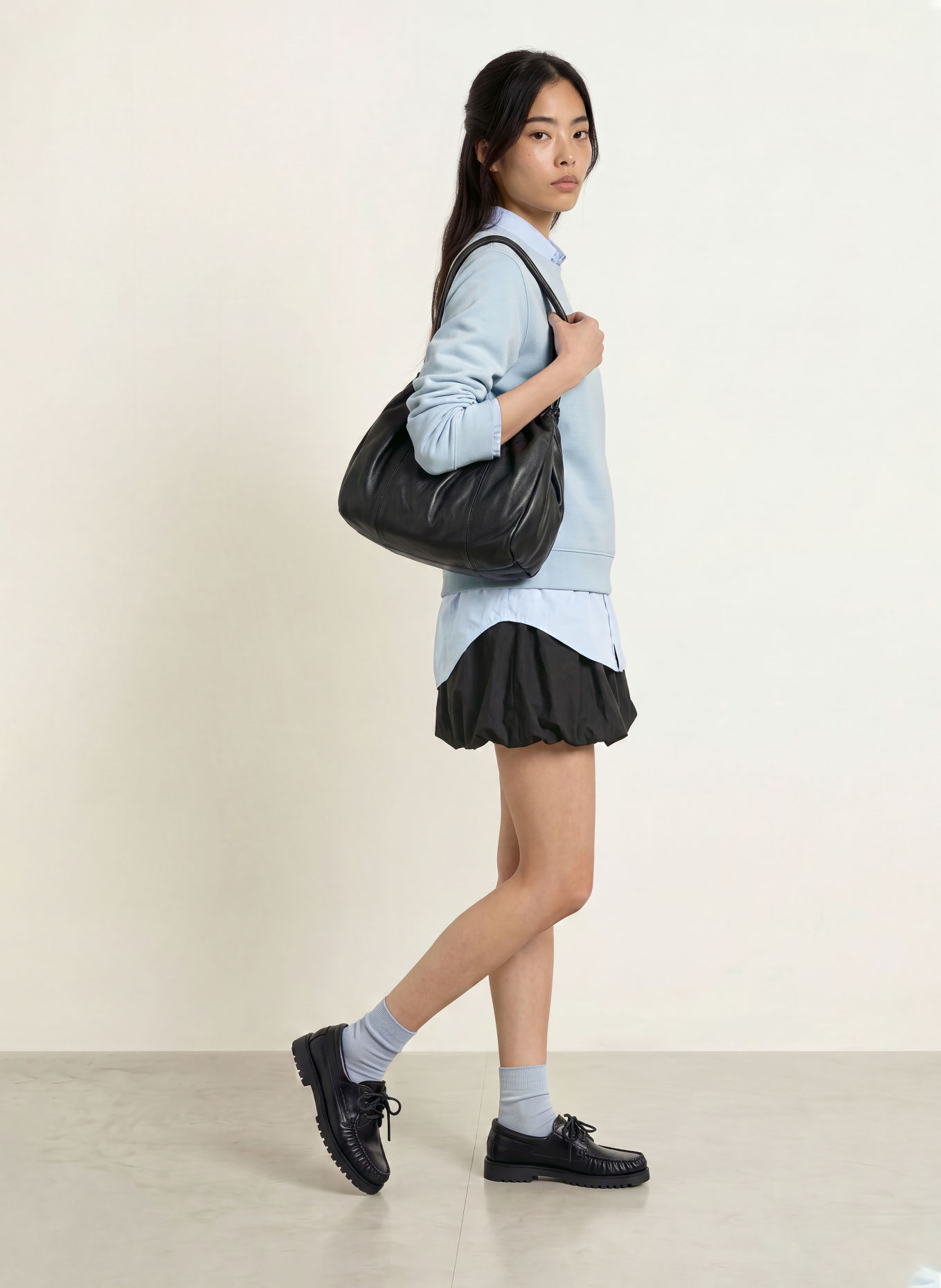 TOMMY JEANS Sweatshirt: HELLBLAU