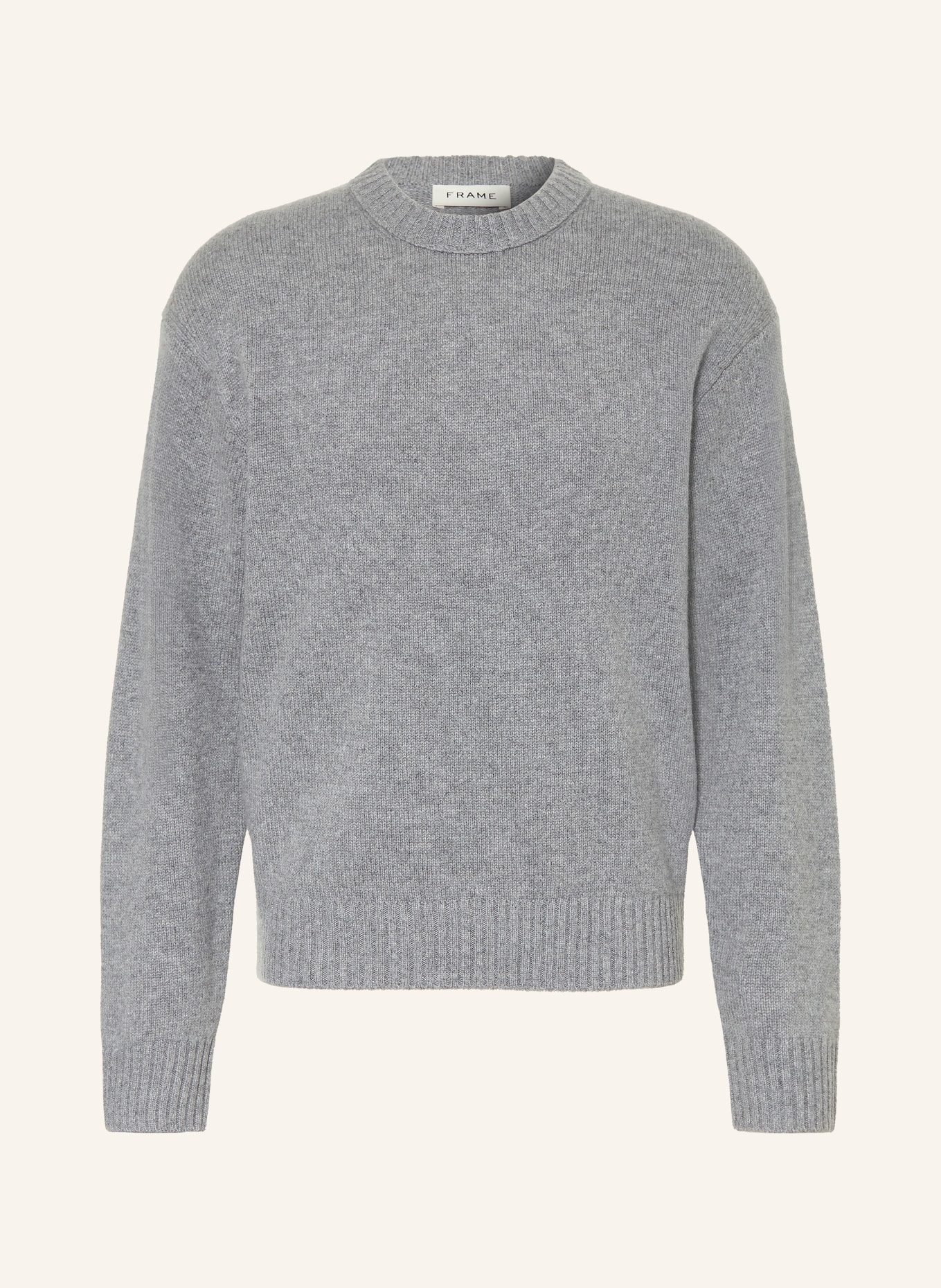FRAME Kashmir-sweater: GRÅ