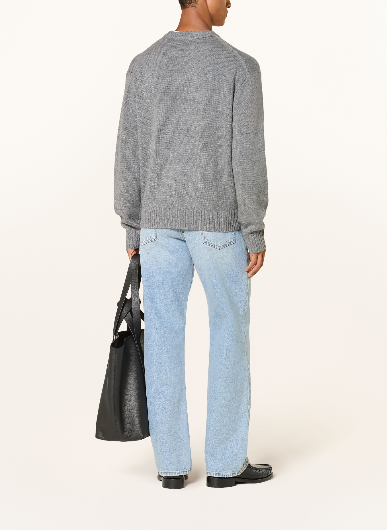 FRAME Kashmir-sweater: GRÅ