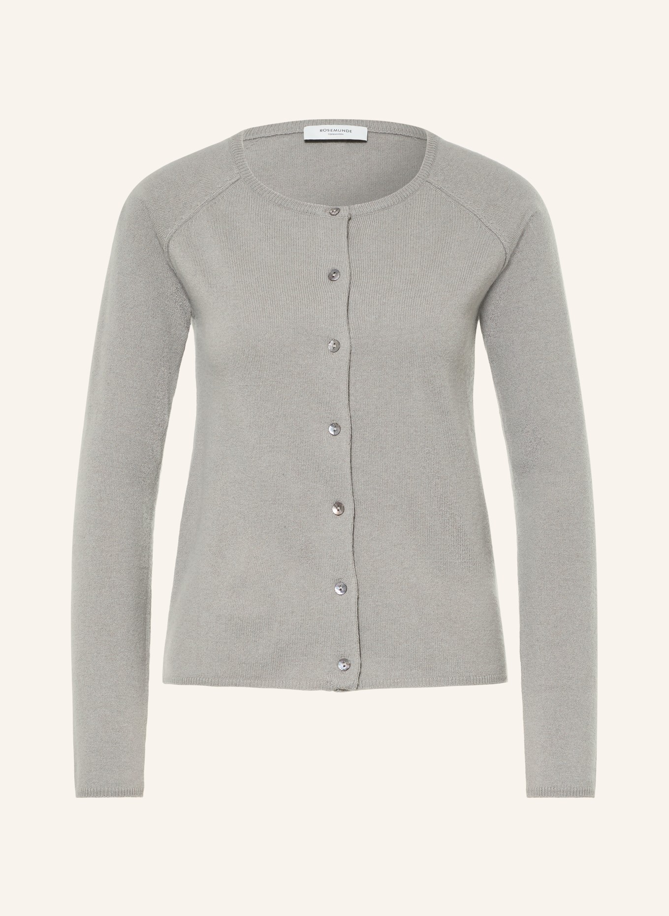 rosemunde Strickjacke LAICA mit Cashmere: GRAU
