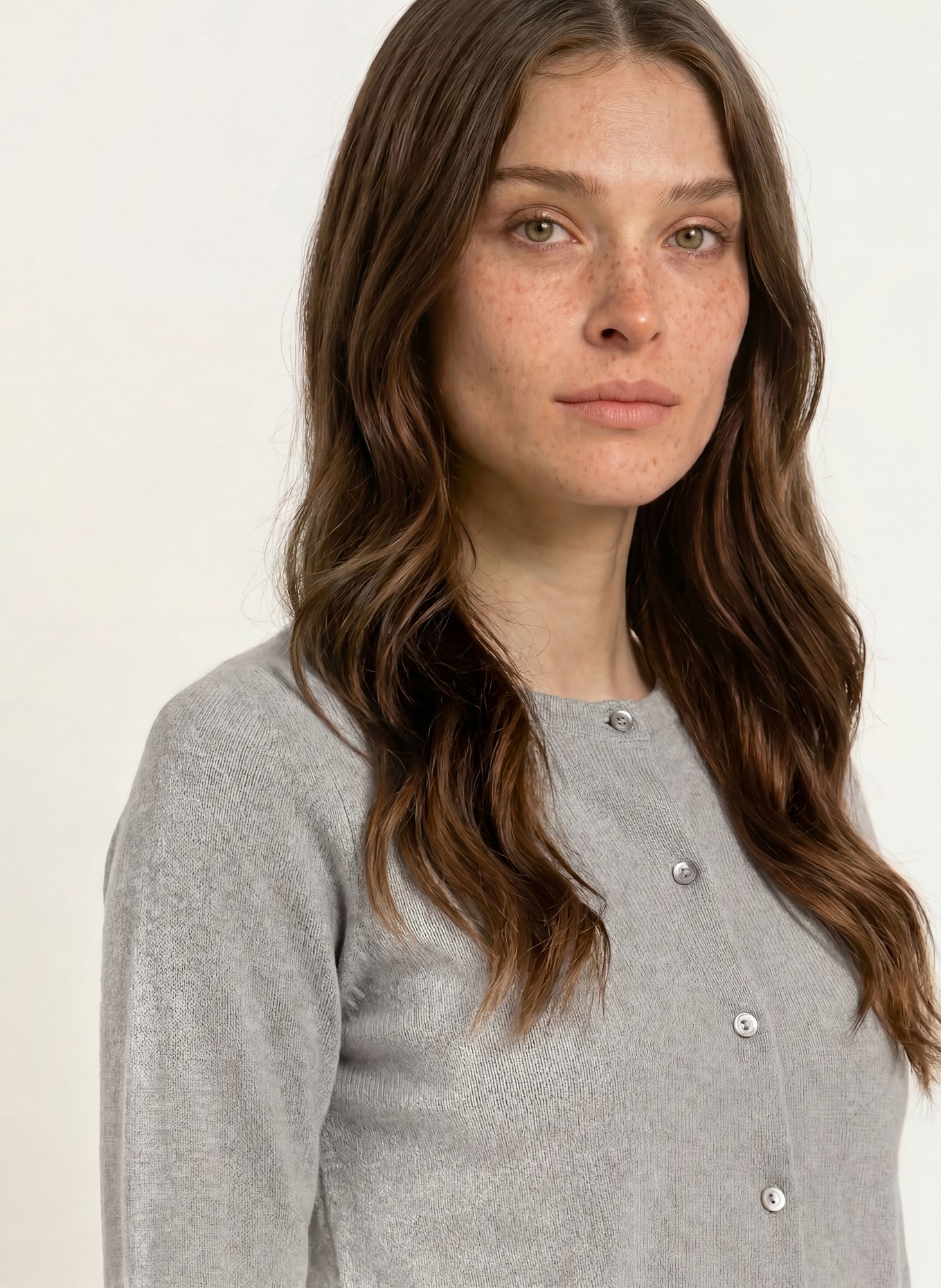 rosemunde Strickjacke LAICA mit Cashmere: GRAU