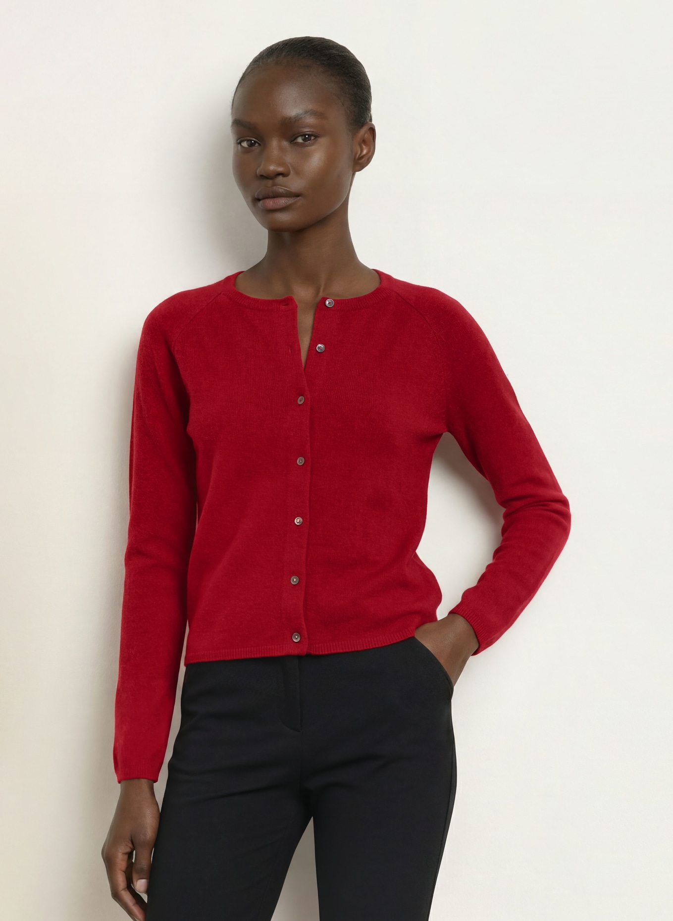 rosemunde Strickjacke LAICA mit Cashmere: ROT