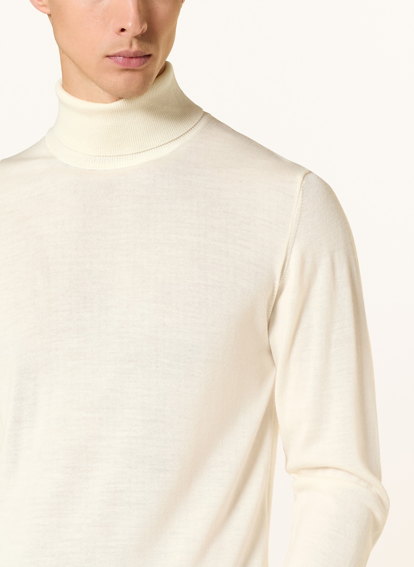 DANIELE FIESOLI Rollkragenpullover: HELLGELB