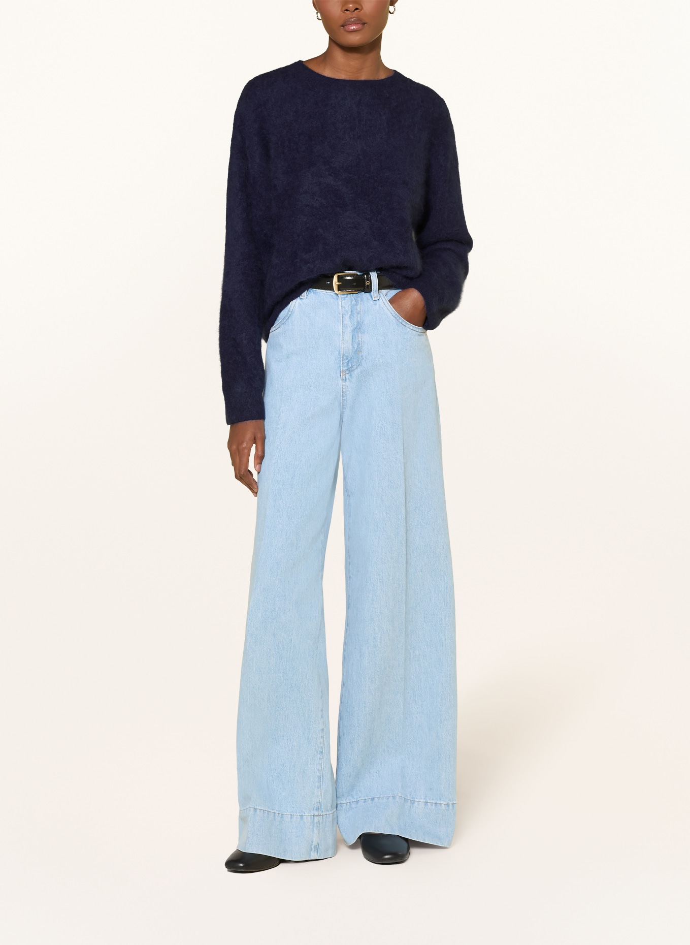windsor. Cashmere-Pullover: DUNKELBLAU