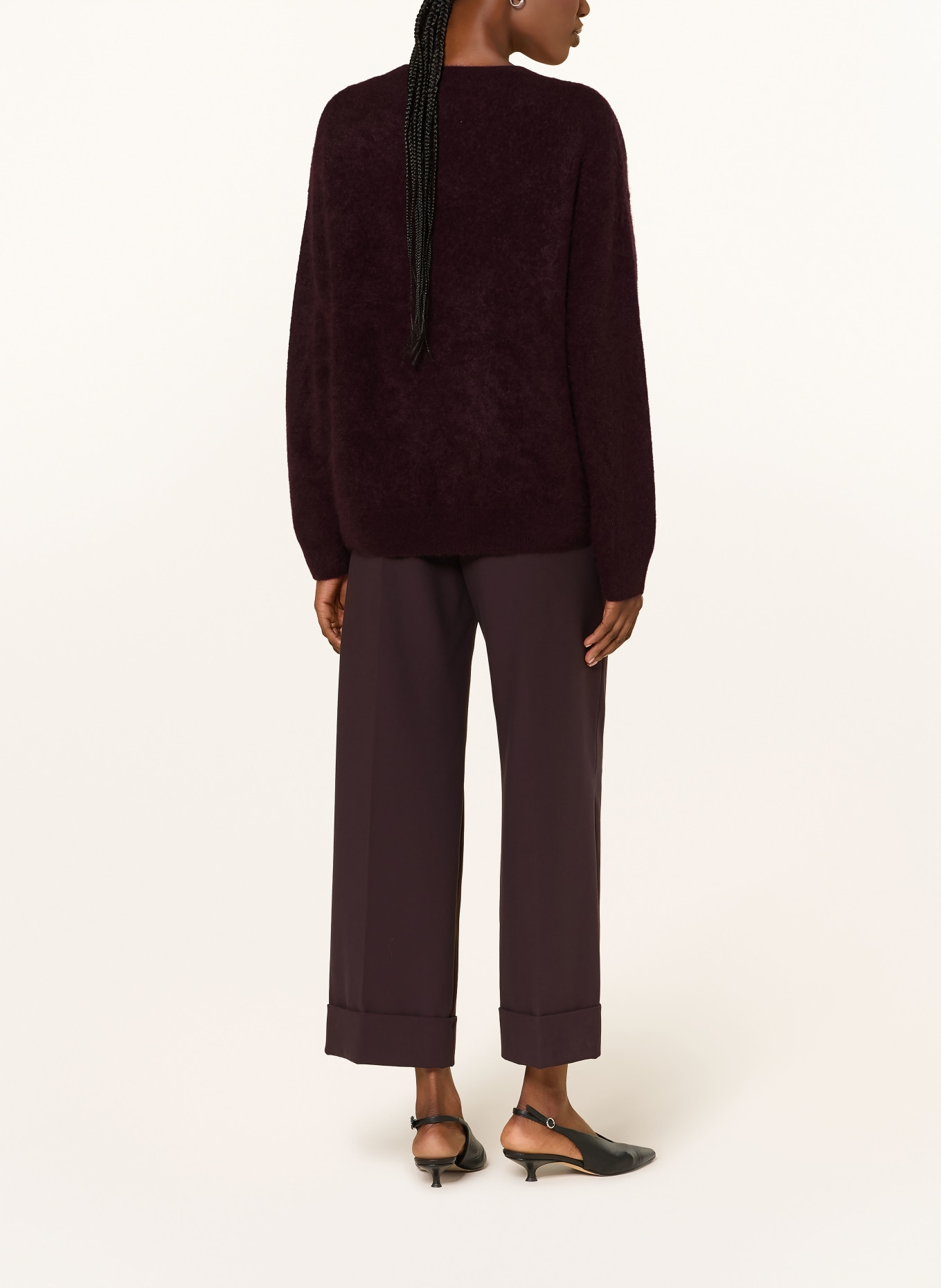 windsor. Cashmere sweater: DARK PURPLE