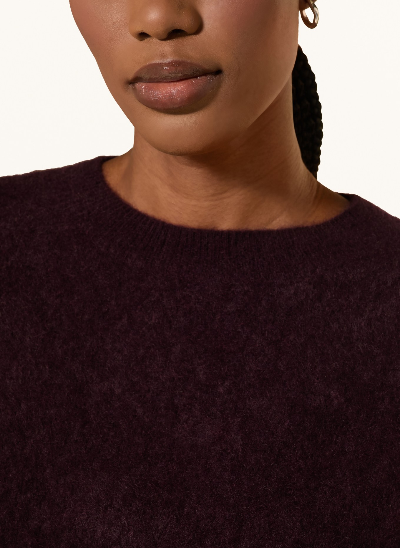 windsor. Cashmere sweater: DARK PURPLE
