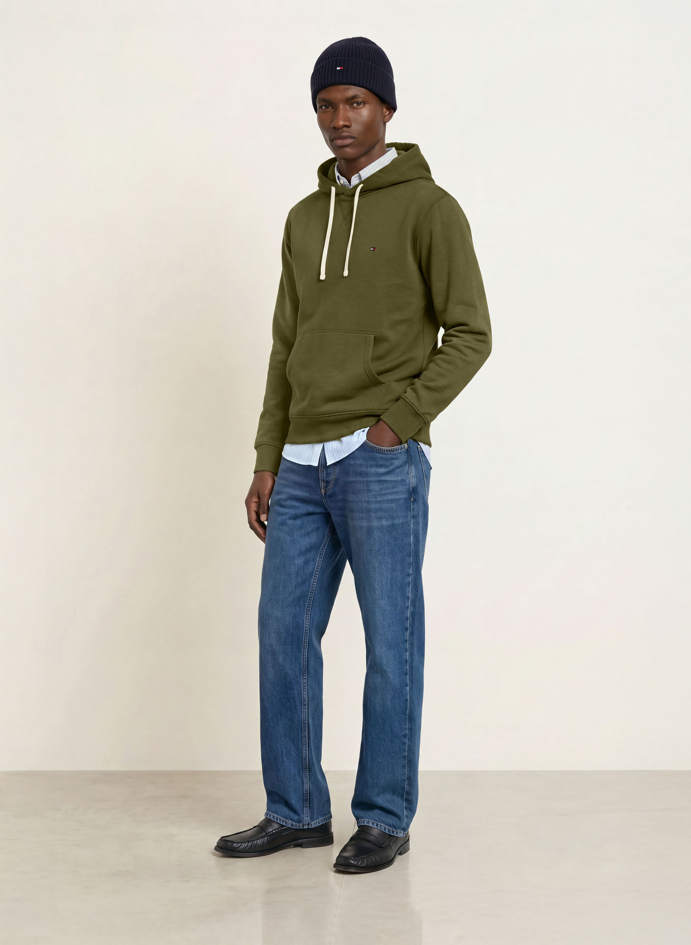 TOMMY HILFIGER Hoodie: GREEN