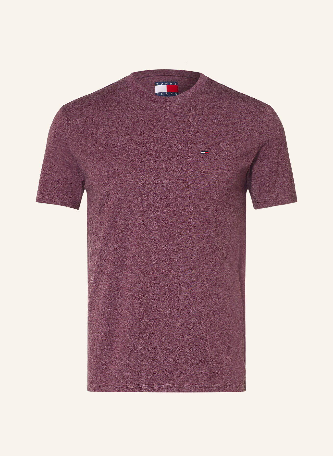 TOMMY JEANS T-Shirt: DUNKELROT