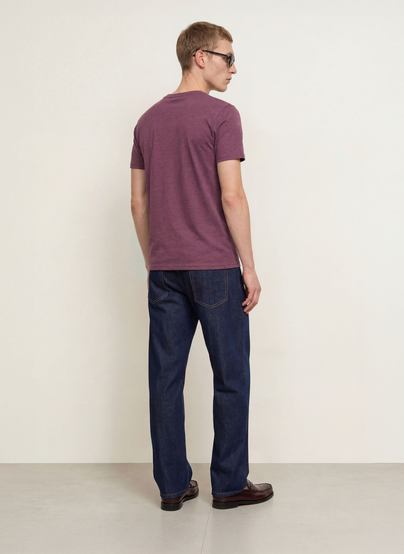 TOMMY JEANS T-Shirt: DUNKELROT