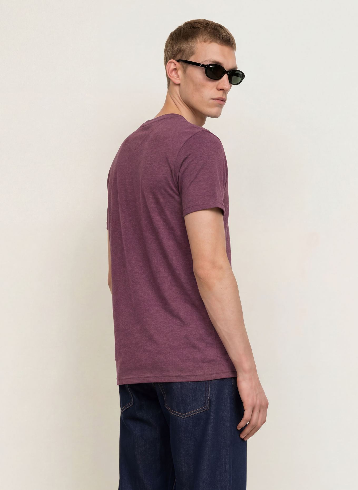 TOMMY JEANS T-Shirt: DUNKELROT