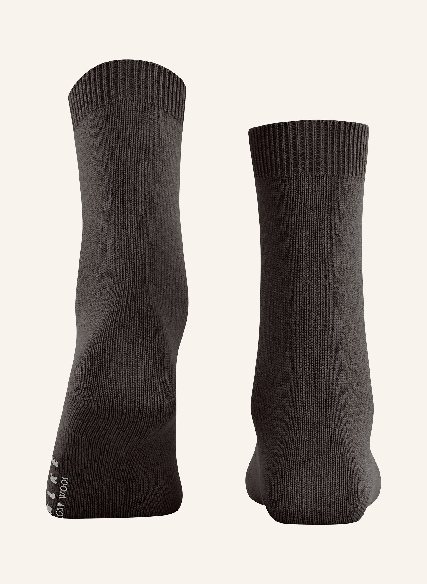 FALKE Socken COSY WOOL mit Merinowolle: 5233 DARK BROWN