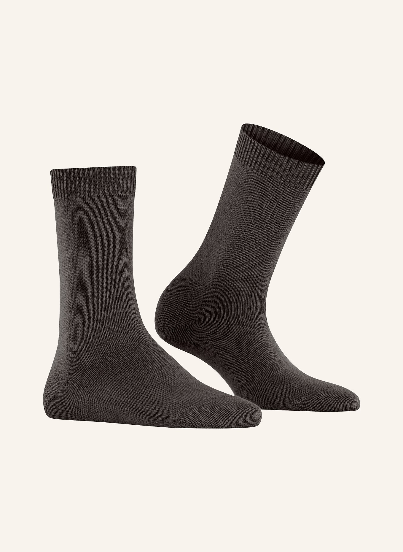 FALKE Socken COSY WOOL mit Merinowolle: 5233 DARK BROWN