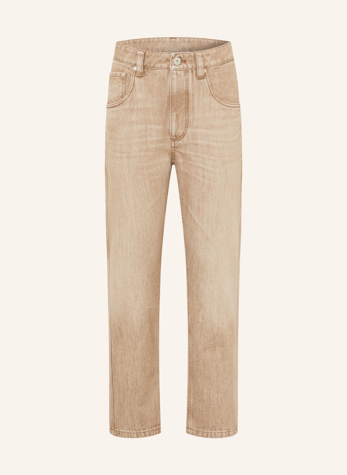 BRUNELLO CUCINELLI Rechte jeans: C9037 DESERT DENIM