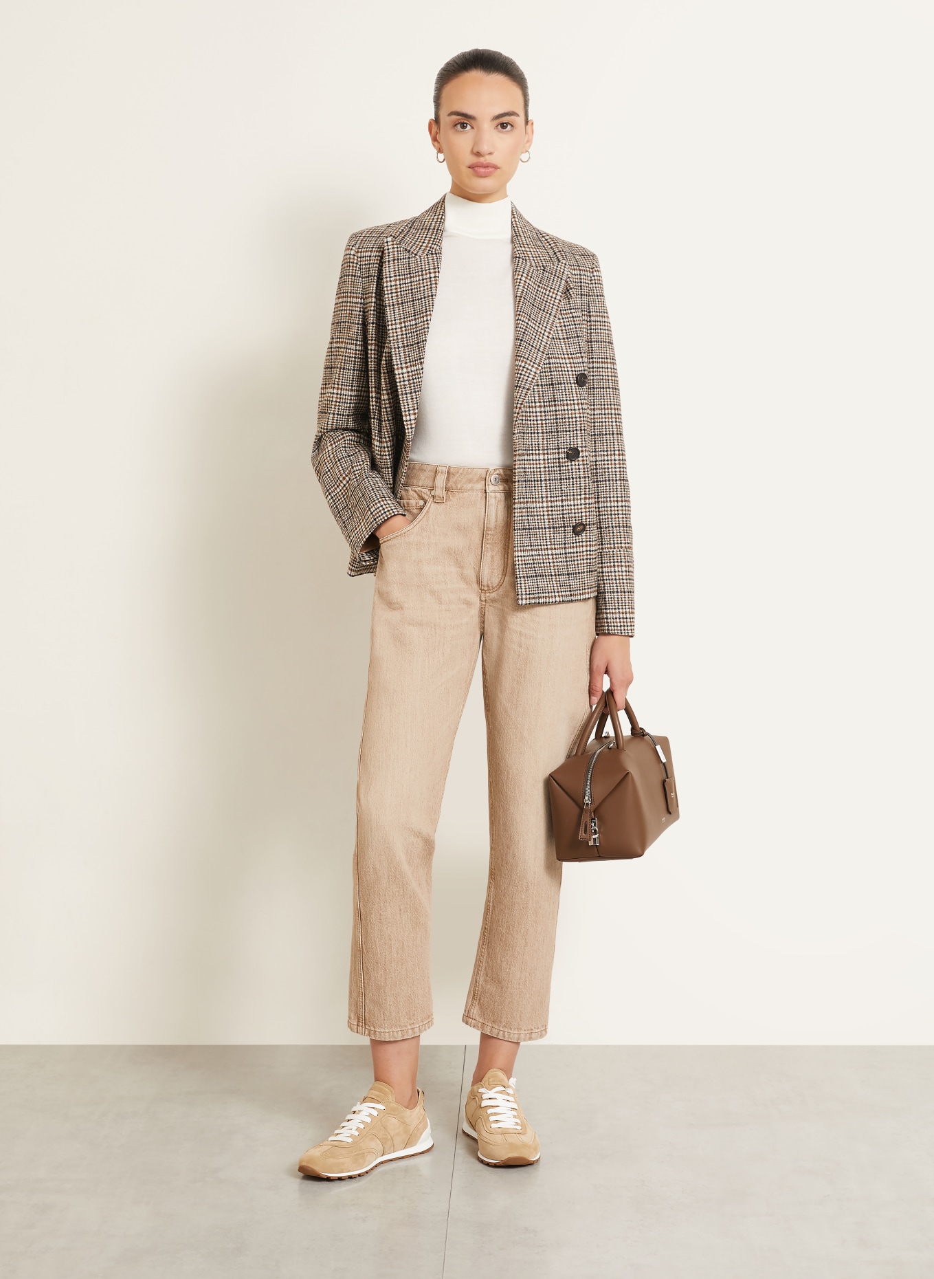 BRUNELLO CUCINELLI Rechte jeans: C9037 DESERT DENIM