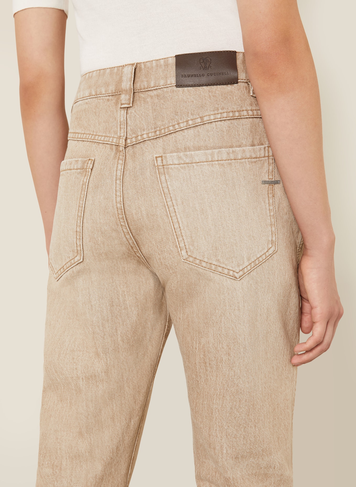 BRUNELLO CUCINELLI Rechte jeans: C9037 DESERT DENIM
