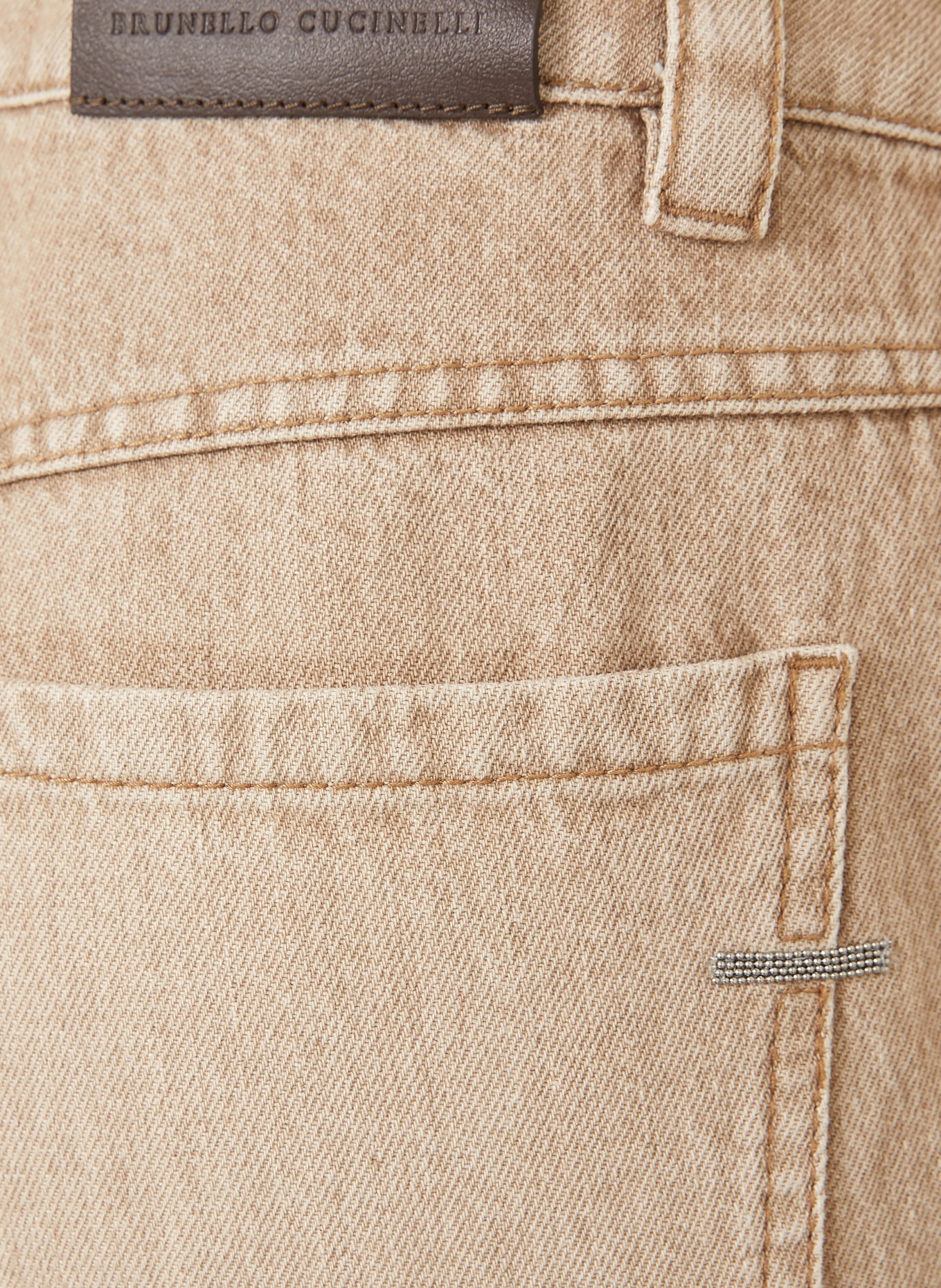 BRUNELLO CUCINELLI Rechte jeans: C9037 DESERT DENIM