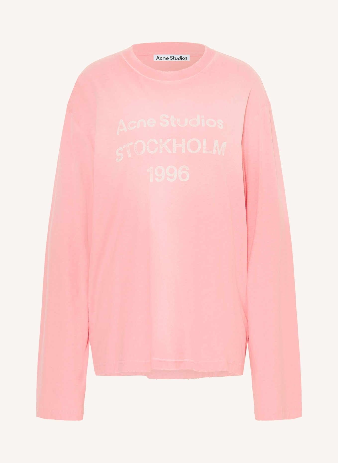 Acne Studios Long sleeve shirt: PINK