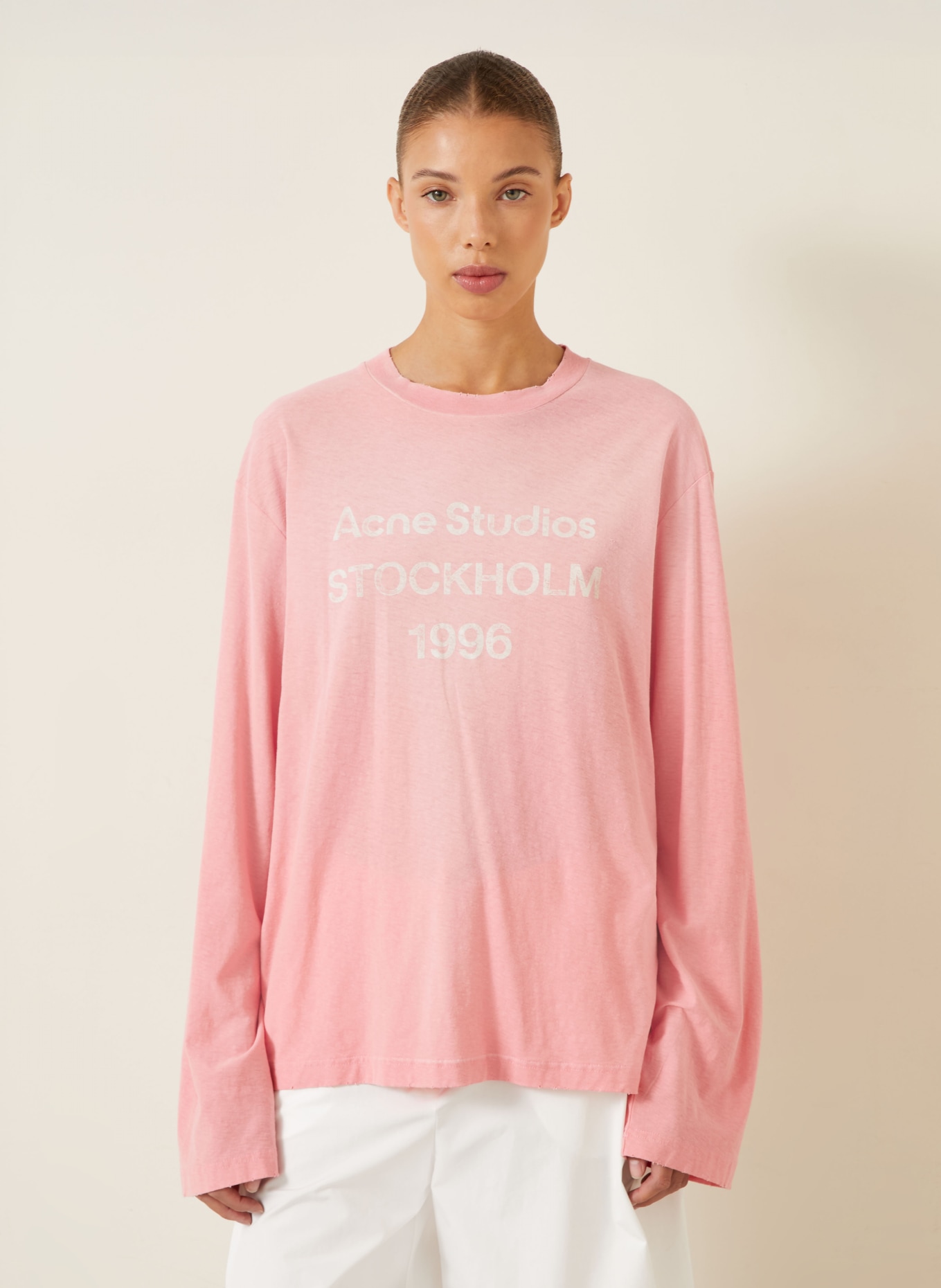 Acne Studios Long sleeve shirt: PINK