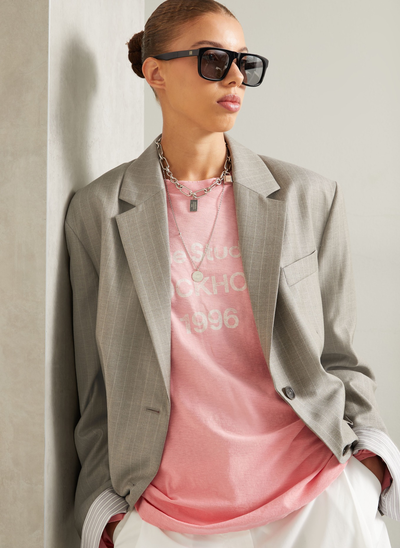 Acne Studios Long sleeve shirt: PINK